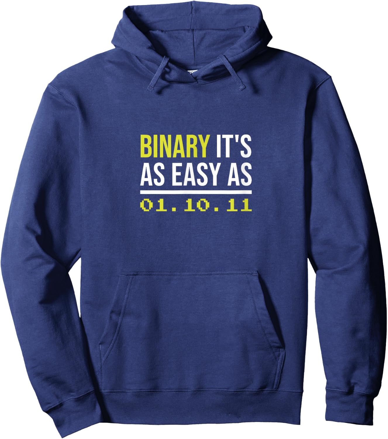 Binary it's as easy as Hoodie - Hoodie | Navy