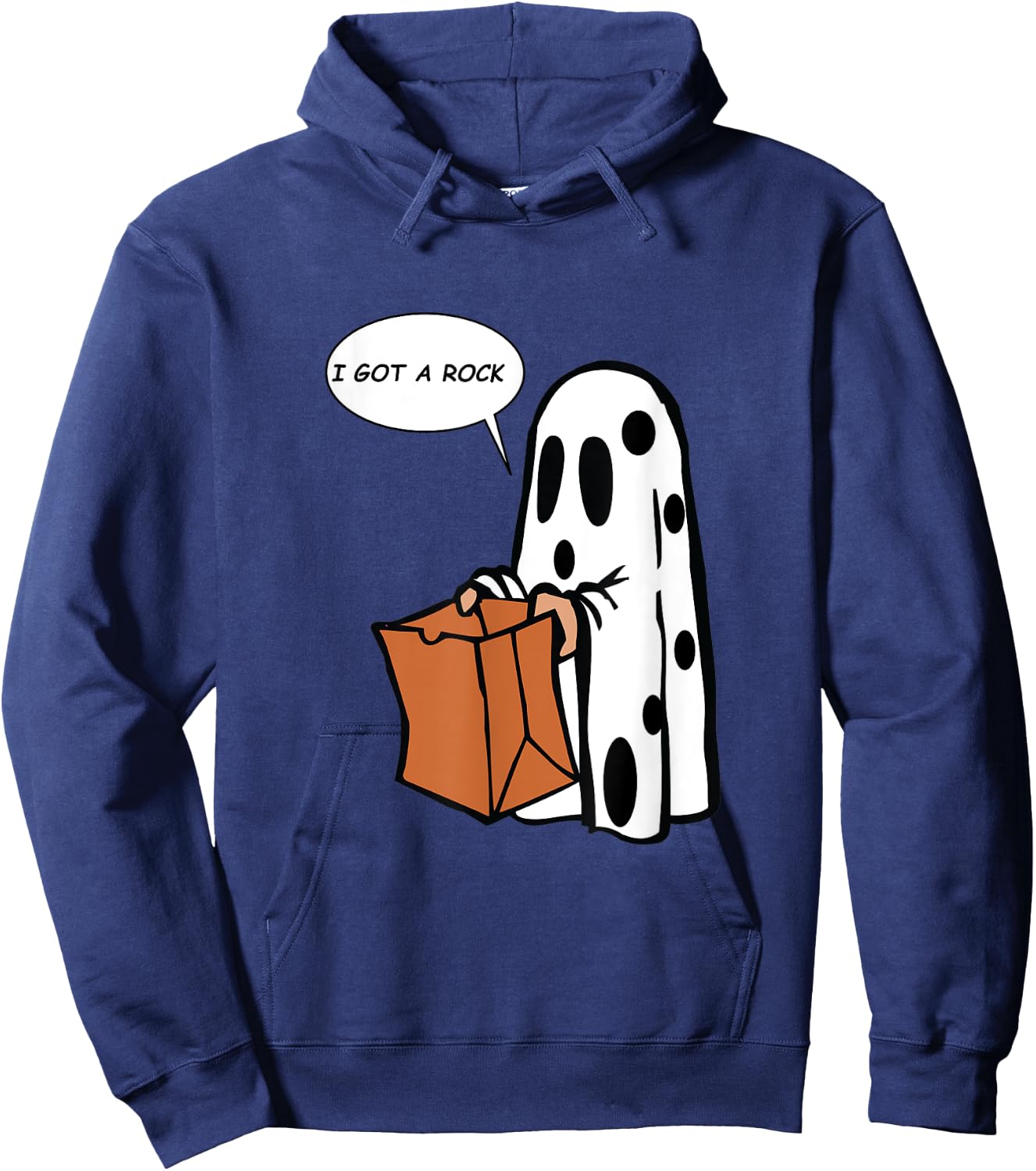Halloween I Got A Rock Ghost Hoodie - Hoodie | Navy