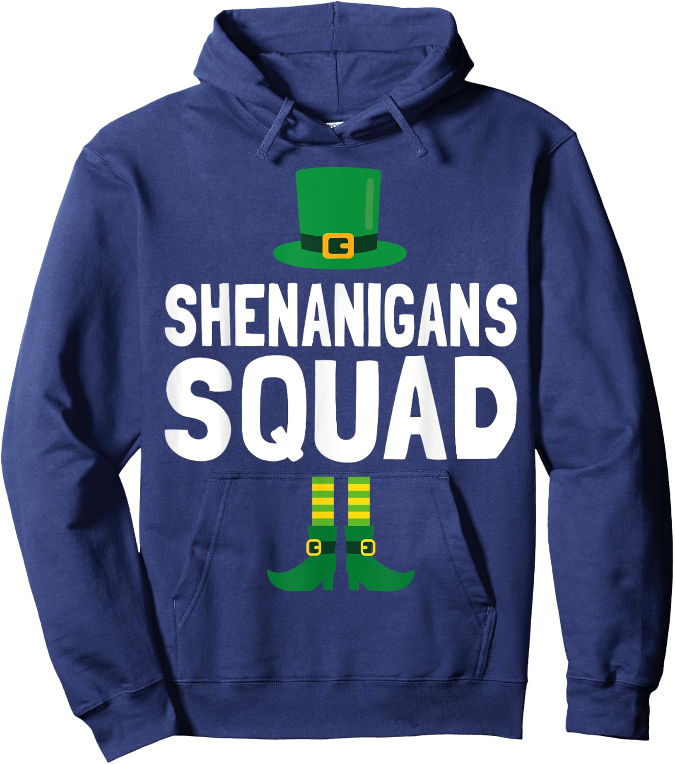 Shenanigans Squad | St Patricks Day Hoodie - Hoodie | Navy