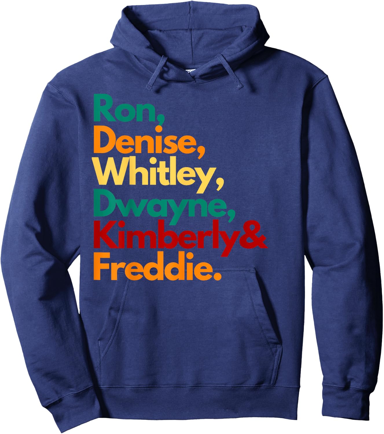 HBCU Black College Graduates Whitley Retro Hoodie - Hoodie | Navy
