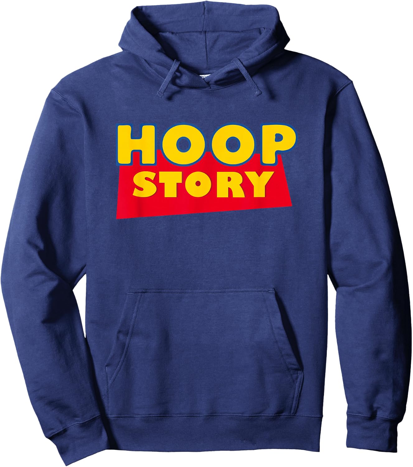 Hoop Story Basketball Fan Street Hoop Shirt Hoodie - Hoodie | Navy