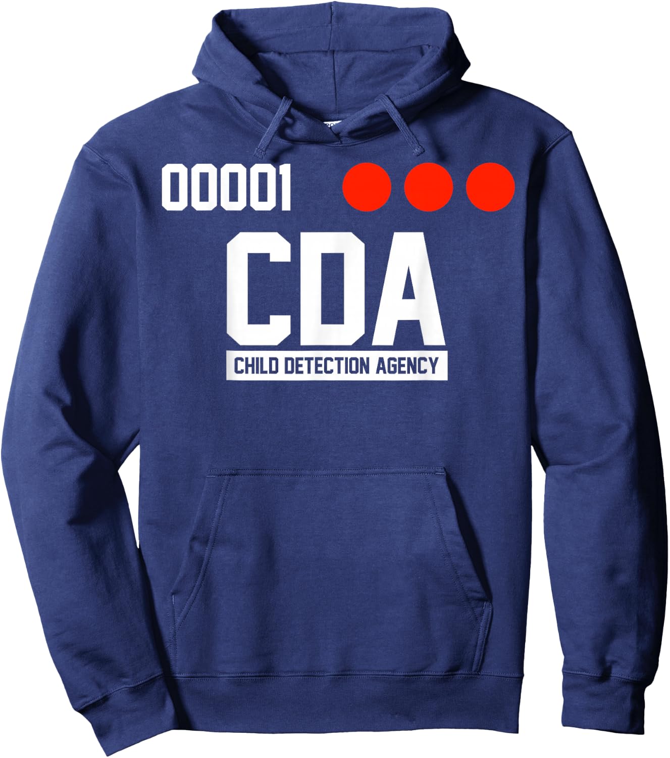 C D A Child Detection Agency Hoodie - Hoodie | Navy