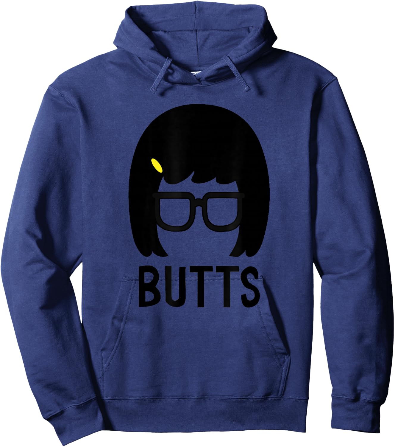 Bob's Burgers Tina Belcher Butts Hoodie - Hoodie | Navy