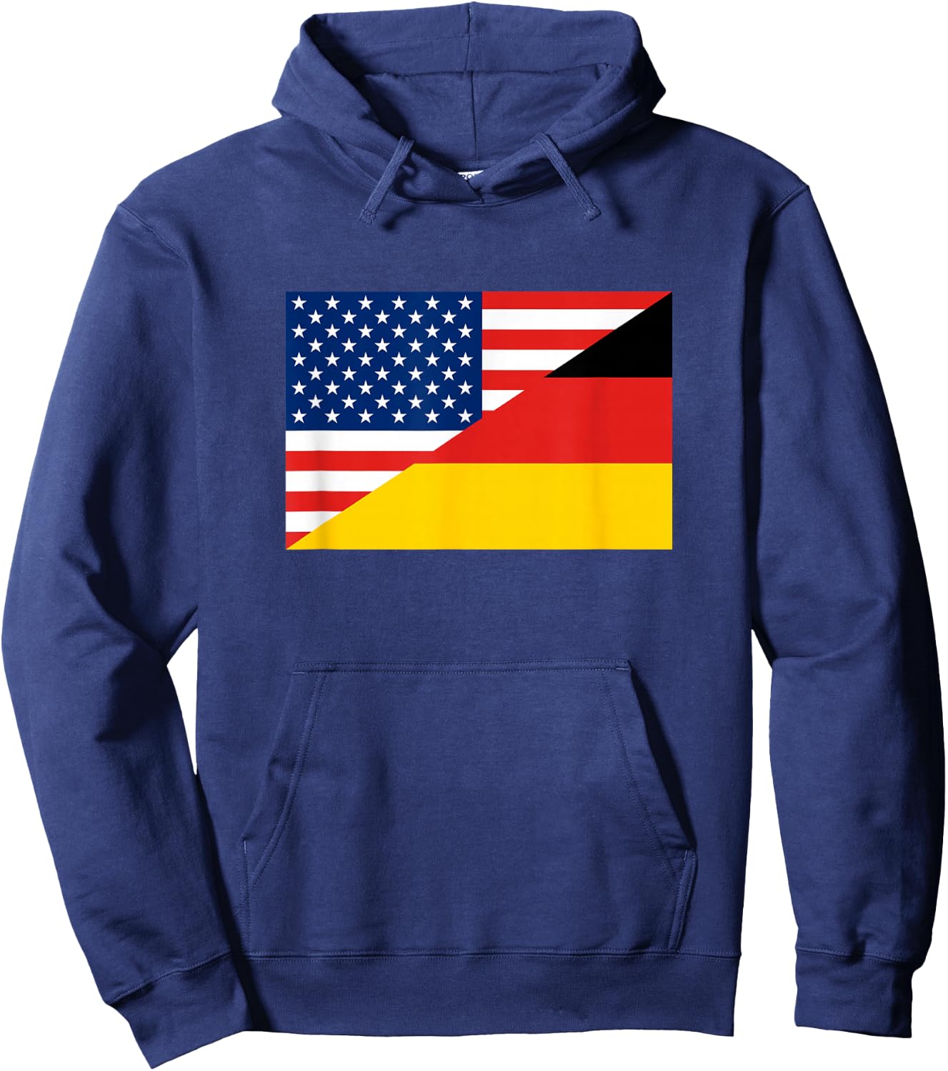 USA Germany flag Hoodie - Hoodie | Navy