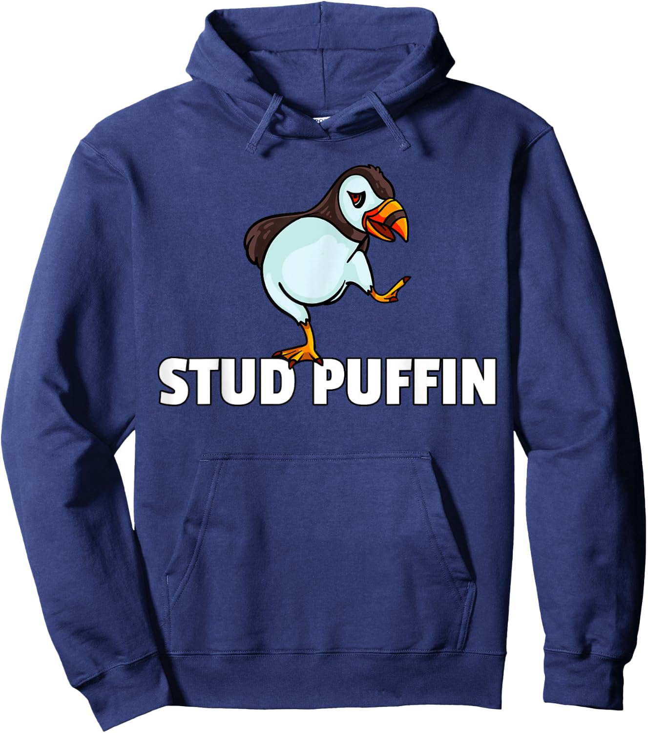 Stud Puffin Gift Iceland Seabird Hoodie - Hoodie | Navy