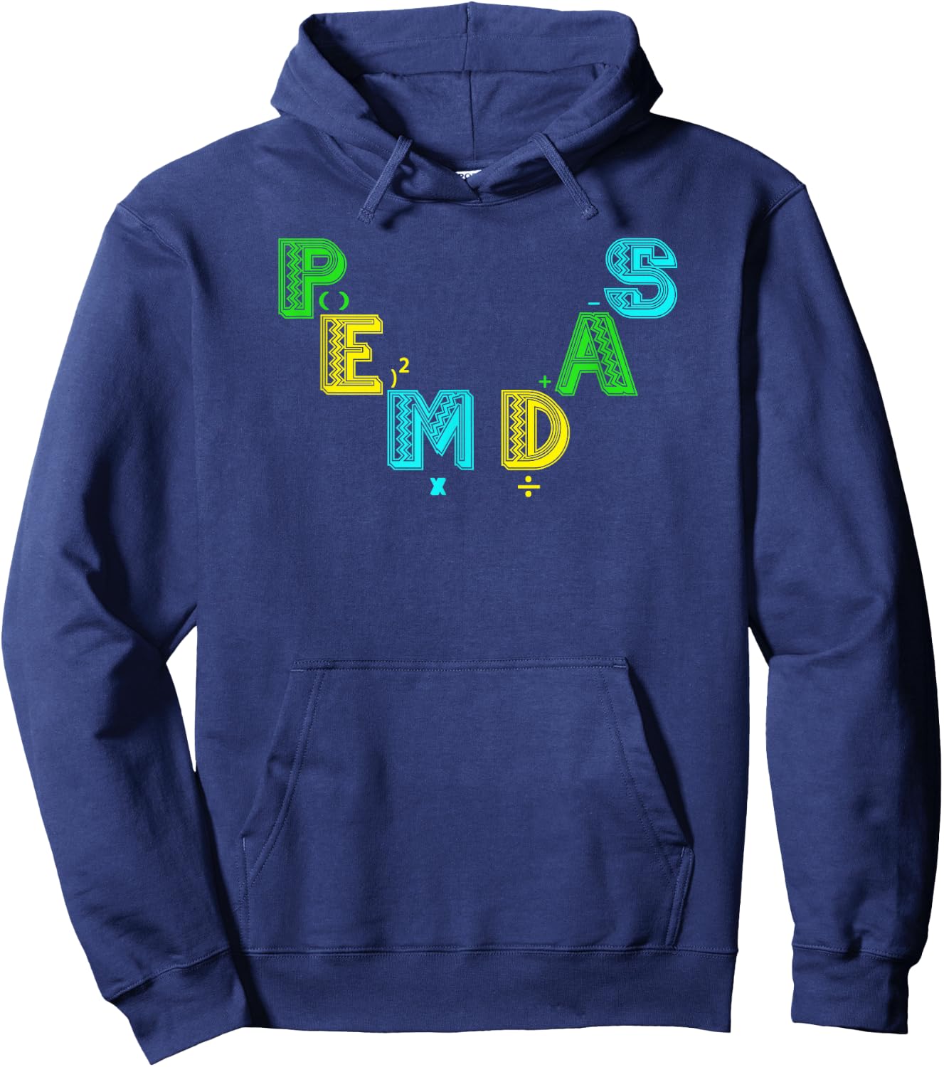 PEMDAS order of operation in math Hoodie - Hoodie | Navy