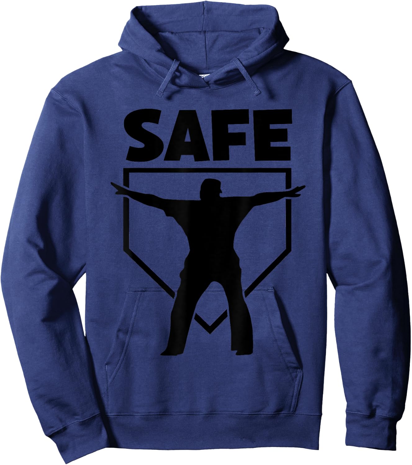 Funny Baseball Umpire Best Umpire Calls Safe Hoodie - Hoodie | Navy