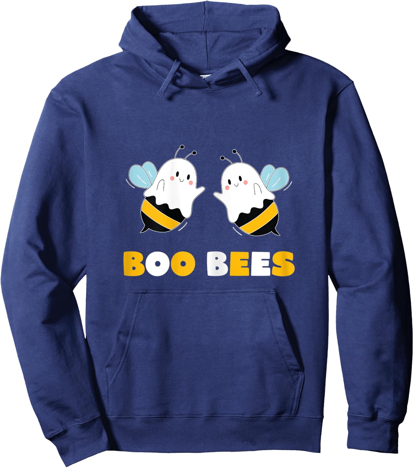 Boo Bees Funny Girls Halloween Ghost Bee Meme Hoodie - Hoodie | Navy