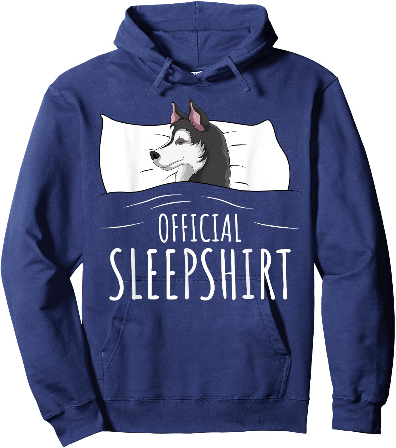 Husky Dog Official Sleepshirt Hoodie - Hoodie | Navy