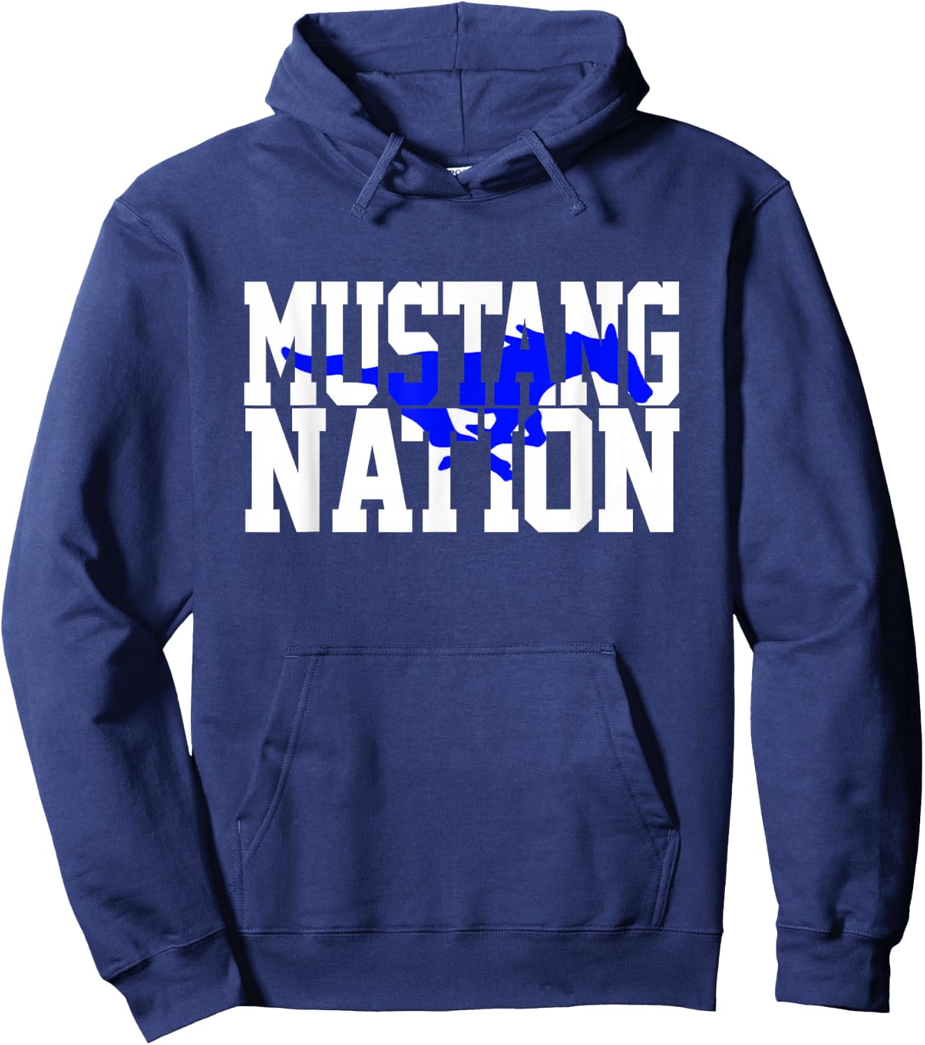 Friendswood Mustang, Mustang Nation Hoodie - Hoodie | Navy