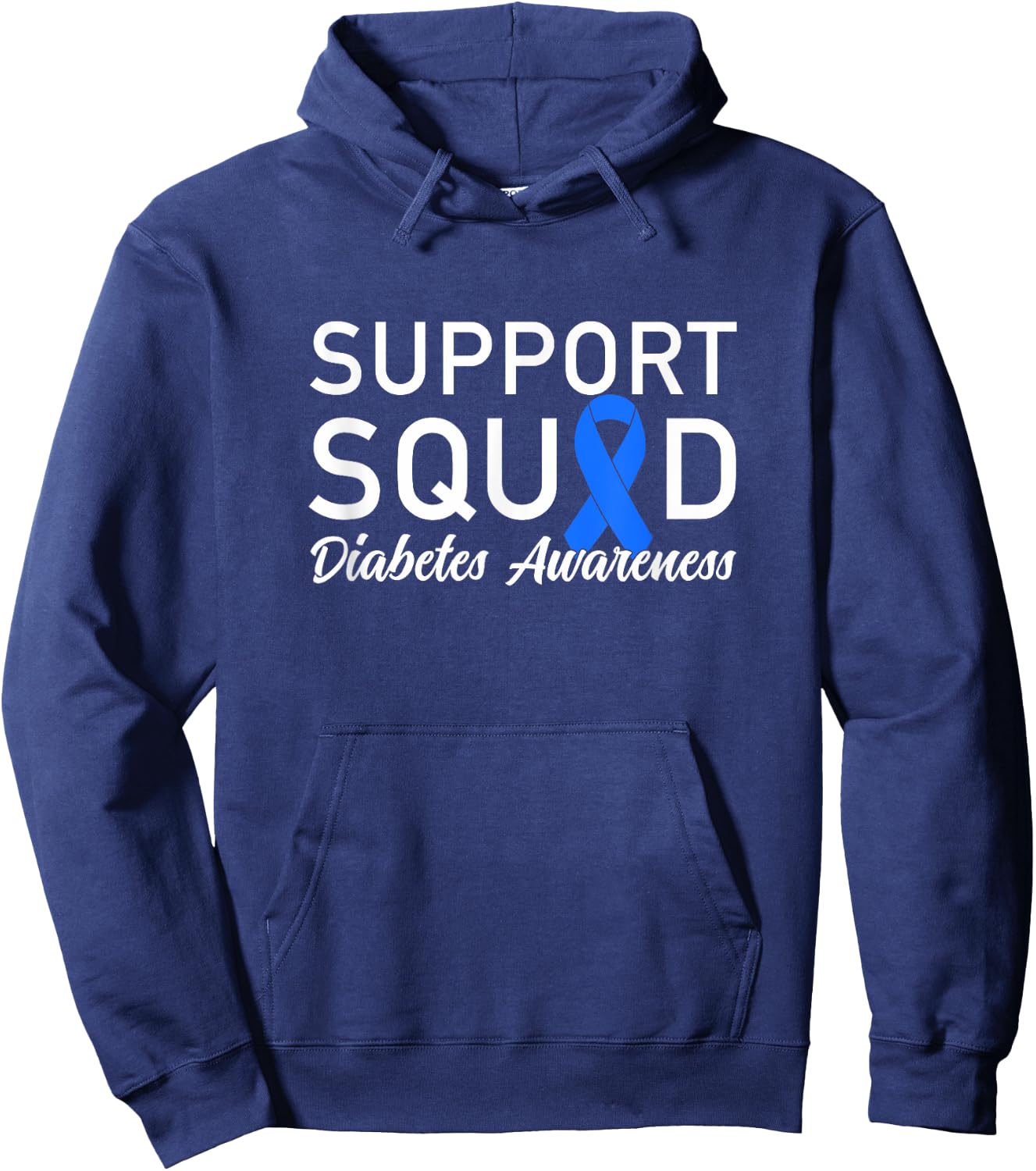 In November We Wear Blue Support Squad Hoodie - Hoodie | Navy