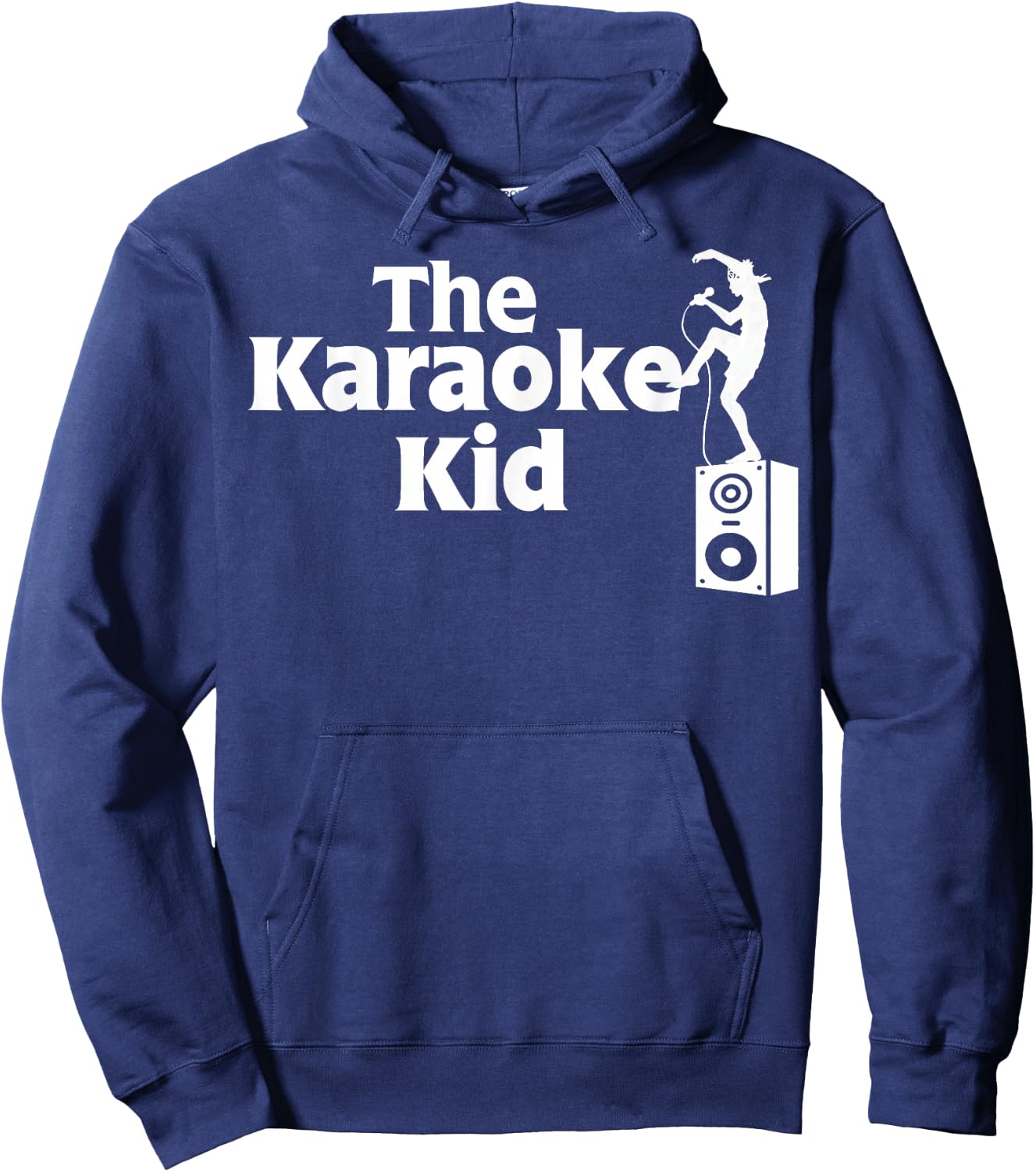 The Karaoke Kid funny Karaoke Hoodie - Hoodie | Navy
