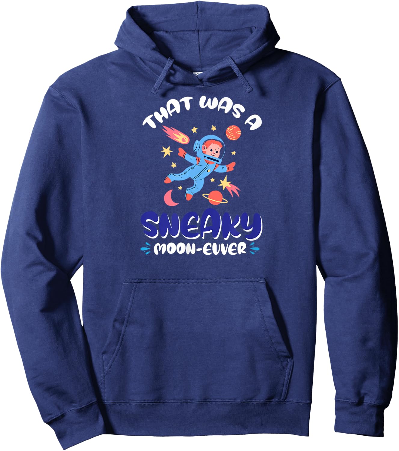 Rocket Stars Moon Sun Space Travel Space Hoodie - Hoodie | Navy