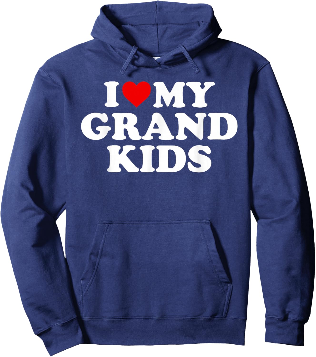 I Love My Grandkids Design Hoodie - Hoodie | Navy