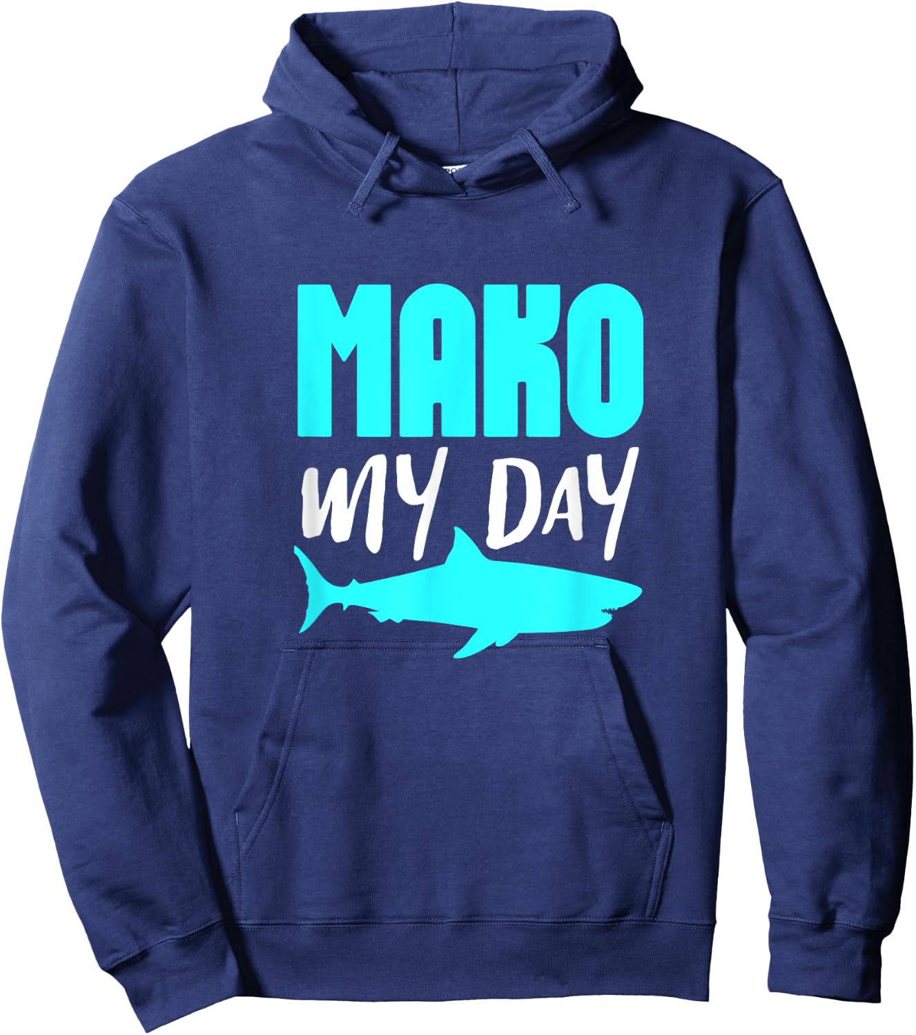 Mako Shark Ocean Marine Biologist Shark Lover Hoodie - Hoodie | Navy