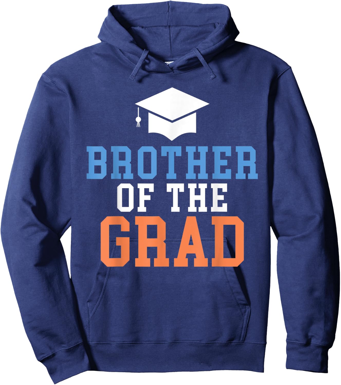 Brother of the Grad College School Grad Hoodie - Hoodie | Navy