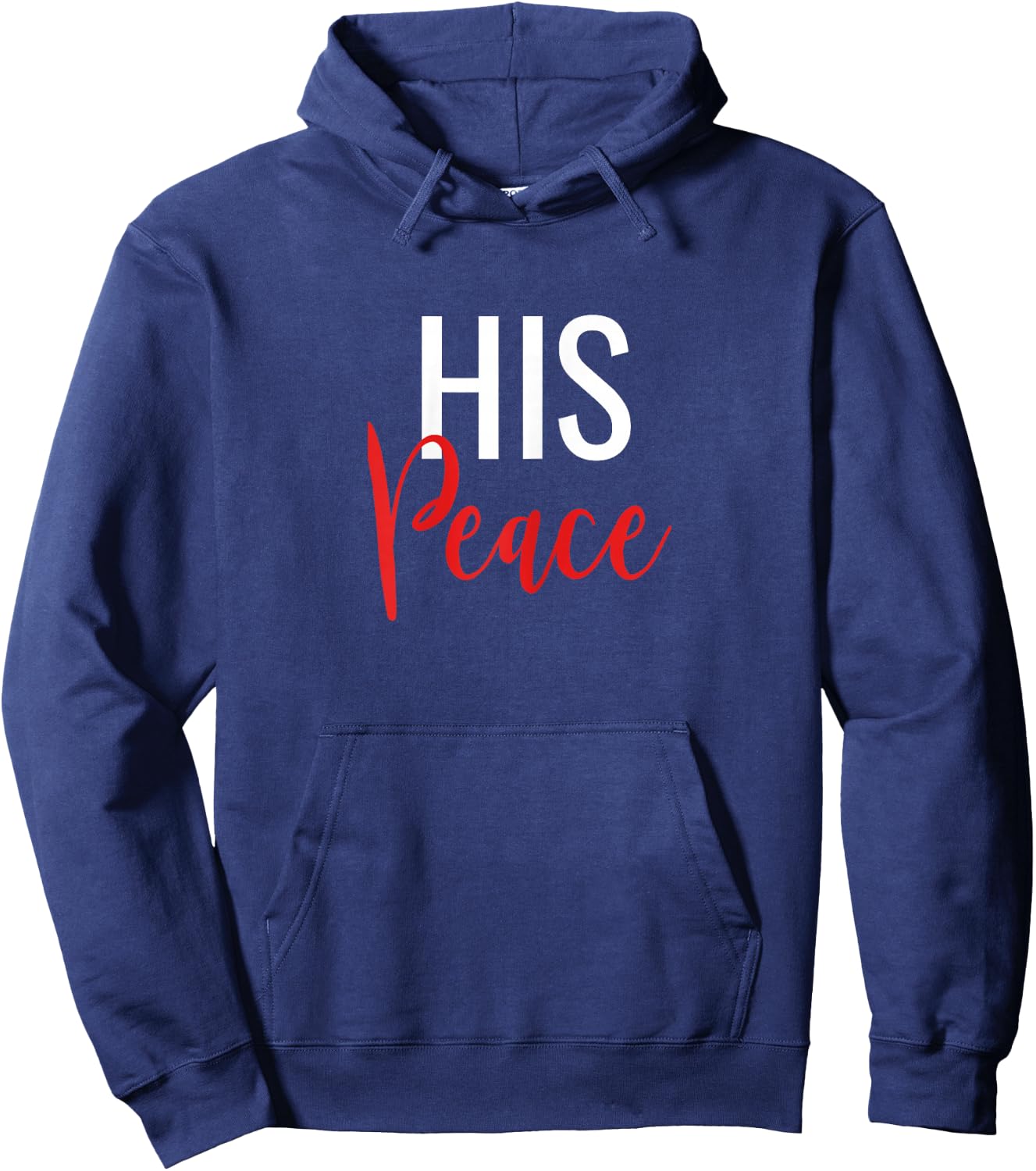 Her Rock His Peace Matching Couples Hoodie - Hoodie | Navy