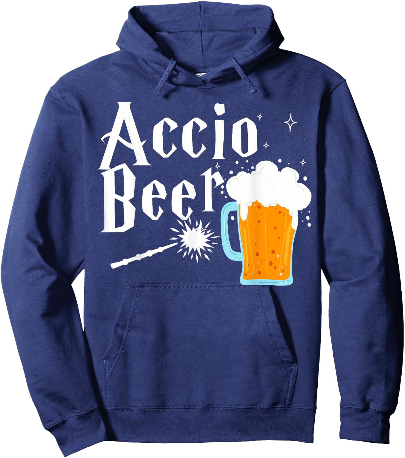 Accio Beer shirt funny Drinking shirt Hoodie - Hoodie | Navy
