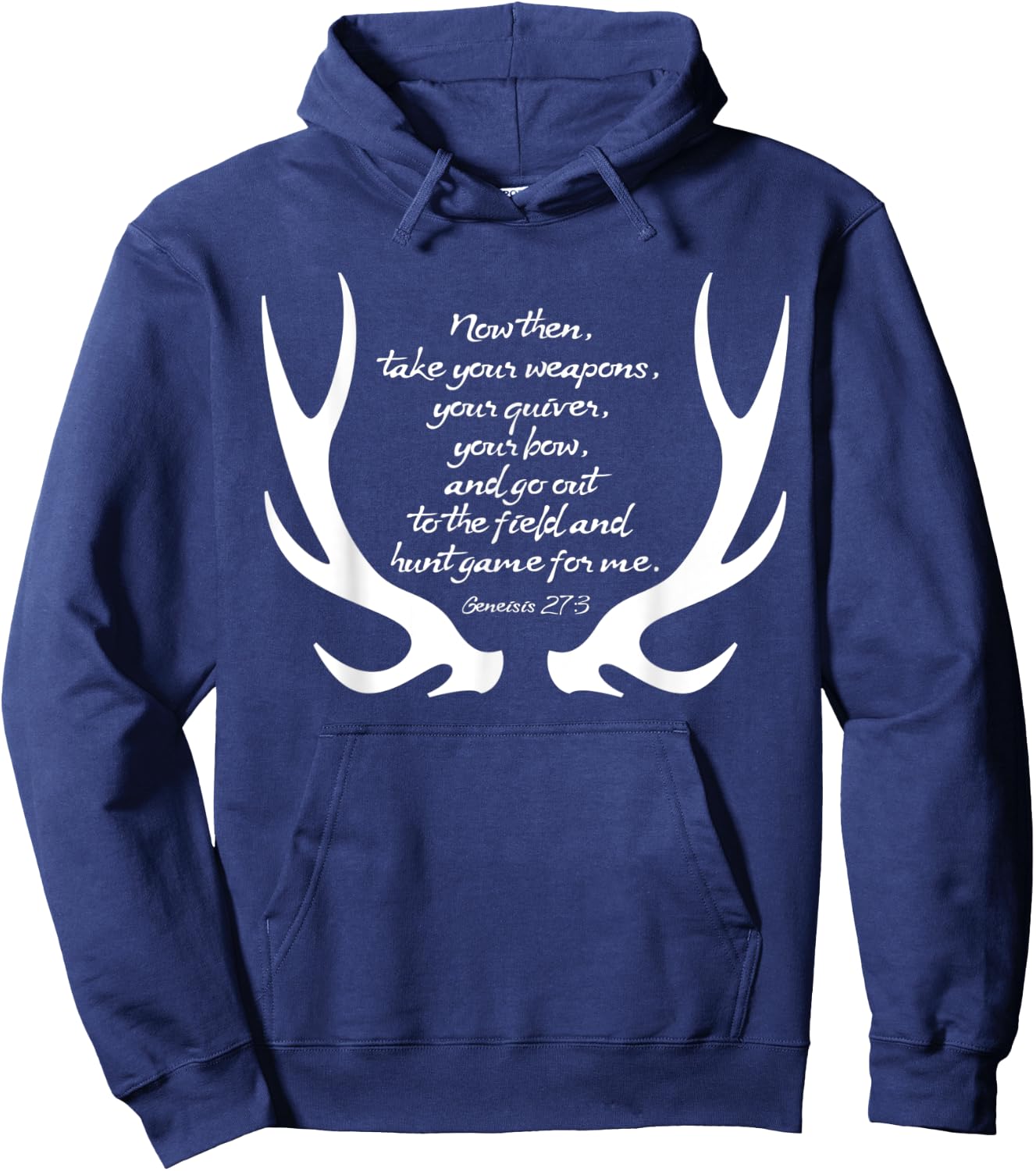 Hunting Men's Apparel Hunter Genesis 27:3 Hoodie - Hoodie | Navy