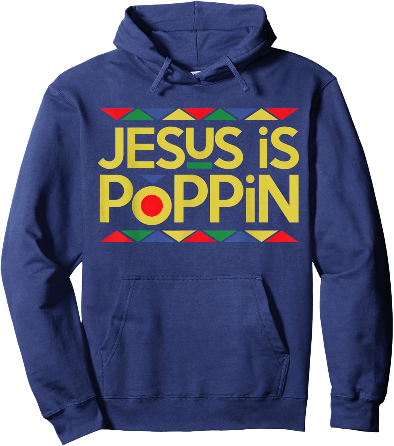 Jesus is Poppin Hoodie - Hoodie | Navy