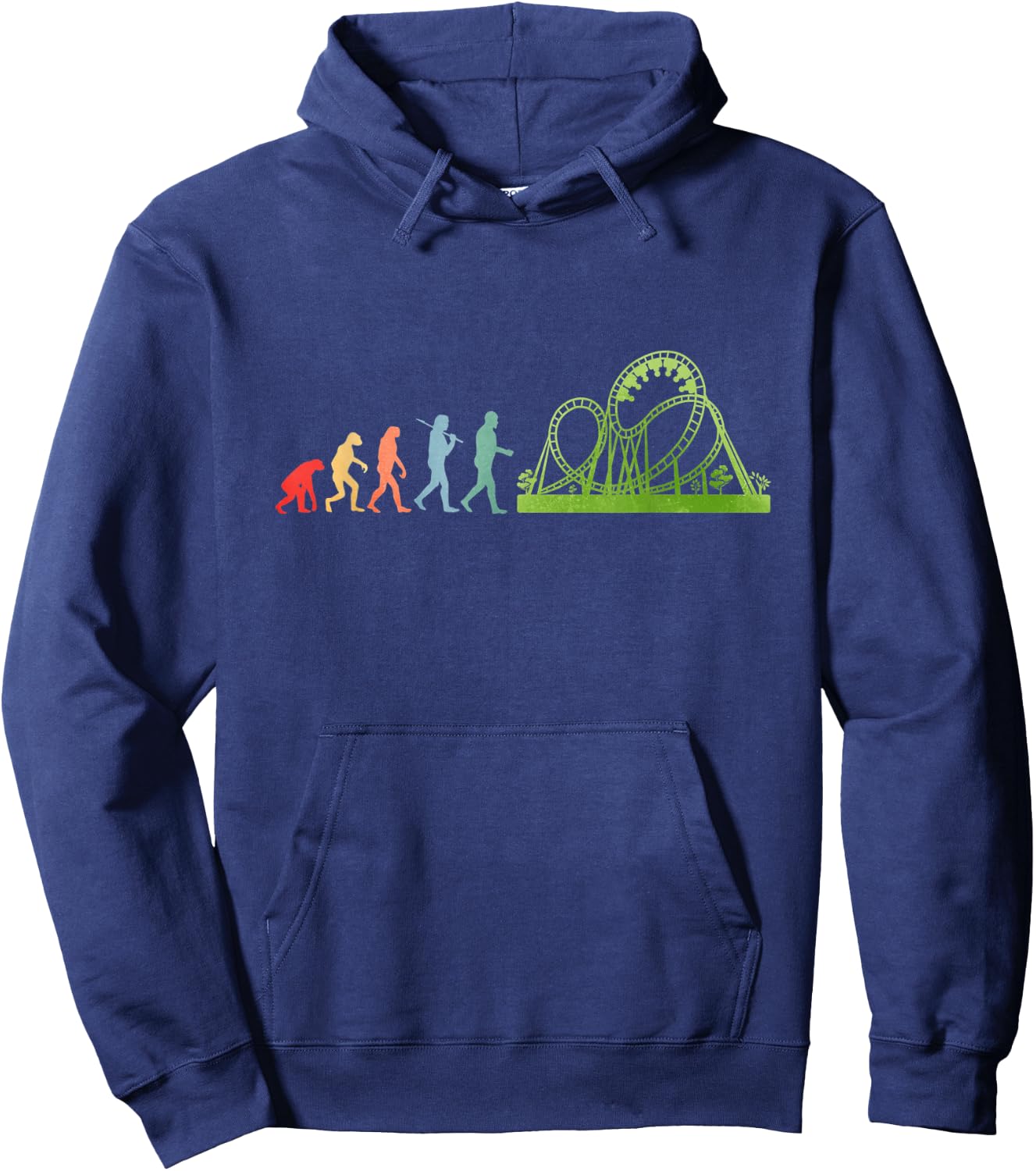 Freak Kirmes Roller Coaster Hoodie - Hoodie | Navy