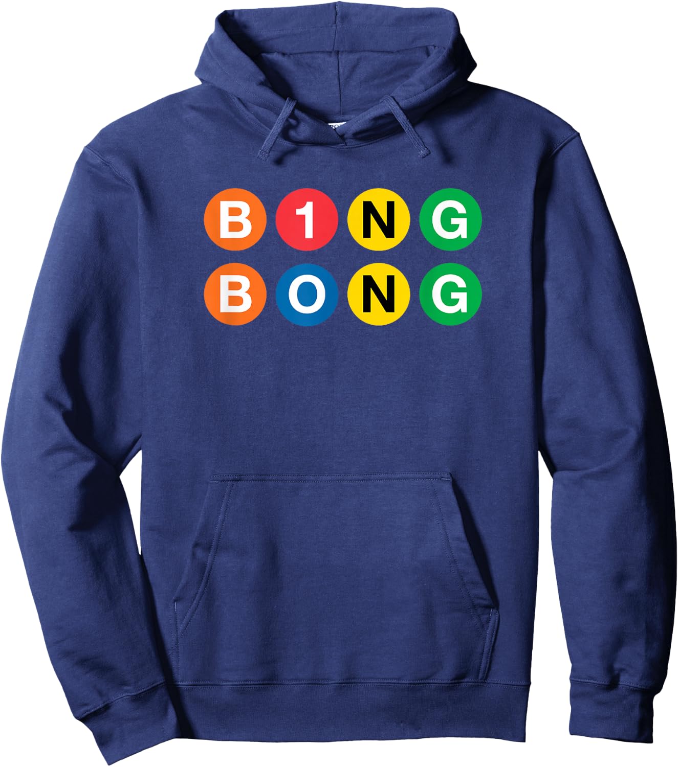 Bing Bong // Funny NYC Hoodie - Hoodie | Navy