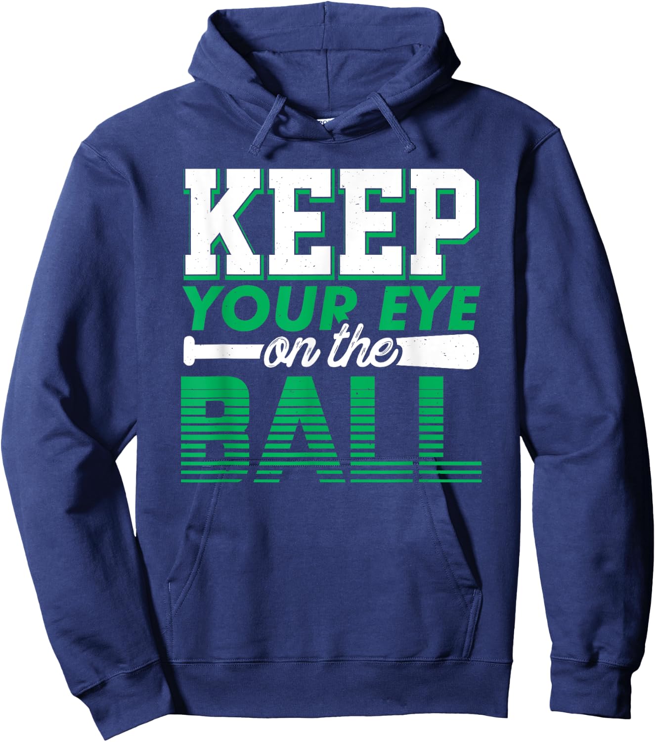 Keep your eye on the ball - Softball Hoodie - Hoodie | Navy