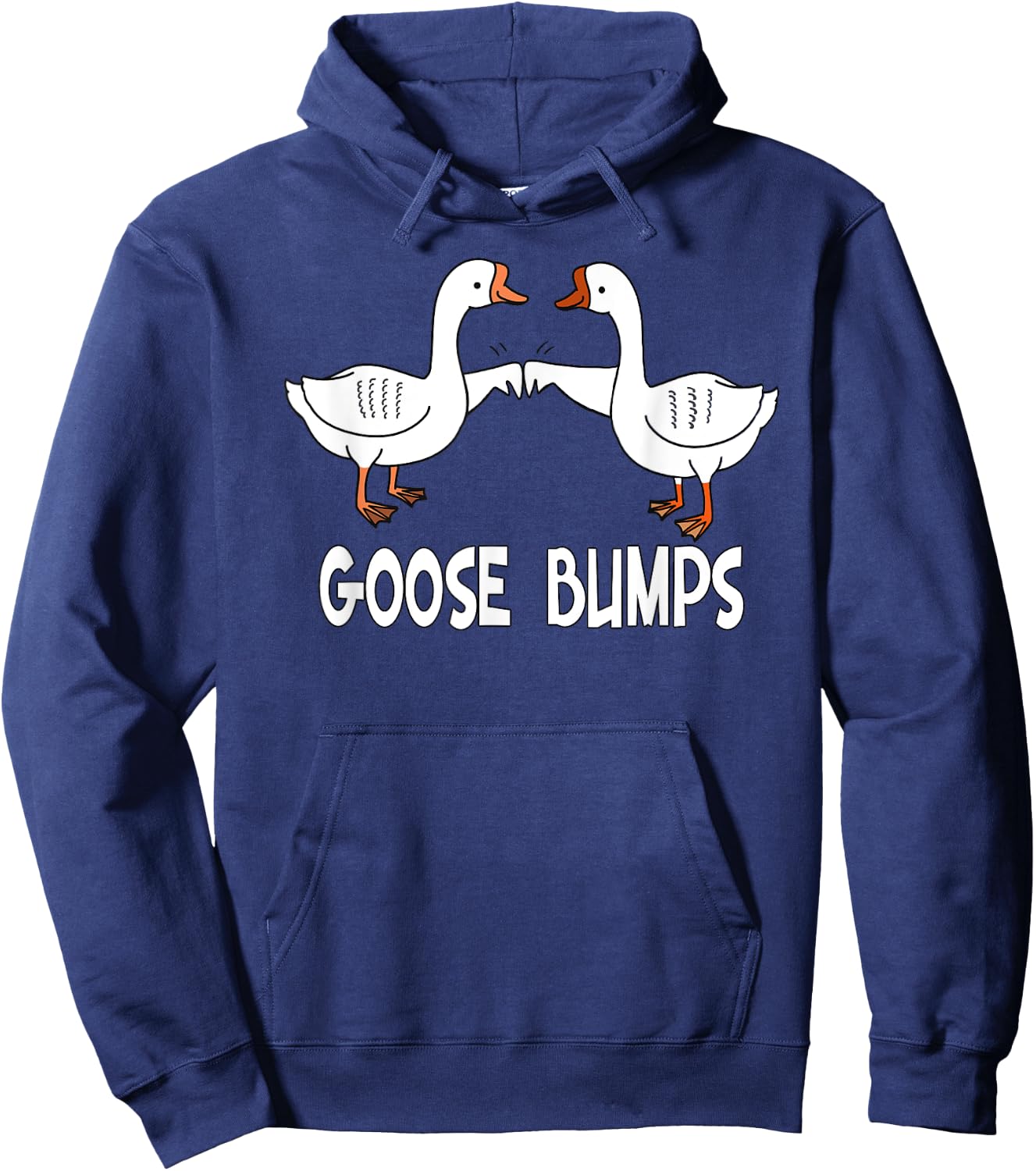 Birds, Funny Goose Bumps Pun Hoodie - Hoodie | Navy