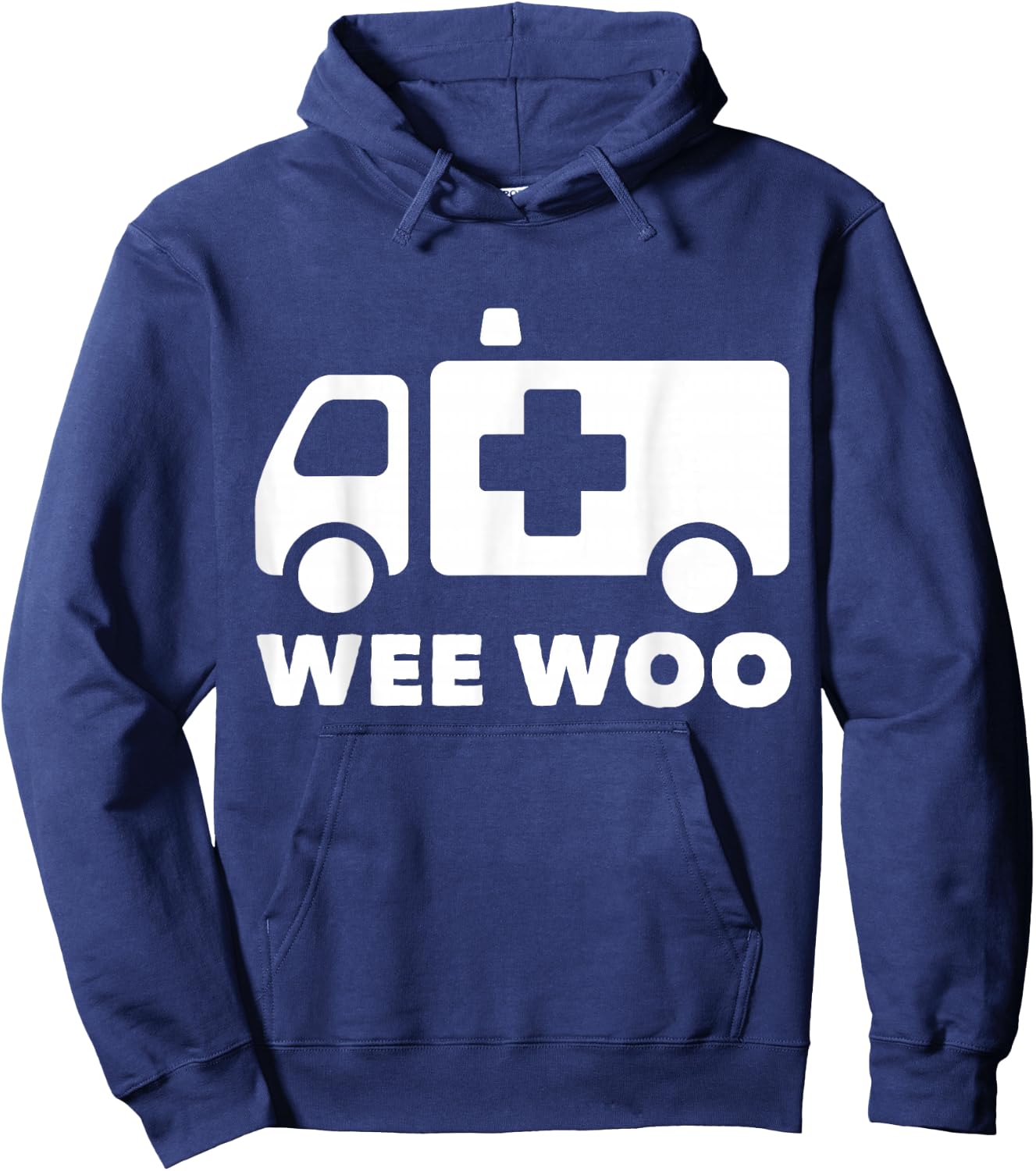 Wee Woo Paramedic First Aid Ambulance Hoodie - Hoodie | Navy
