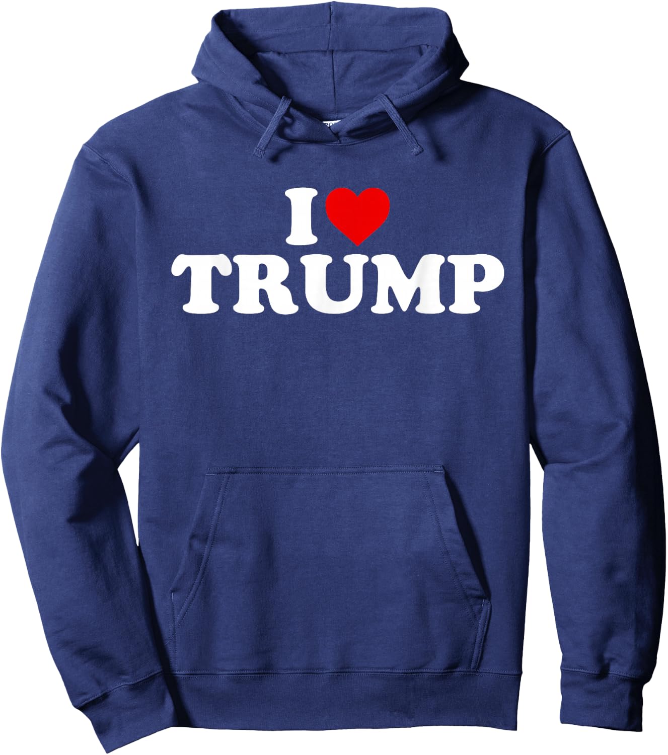 I Love Trump - Heart Hoodie - Hoodie | Navy