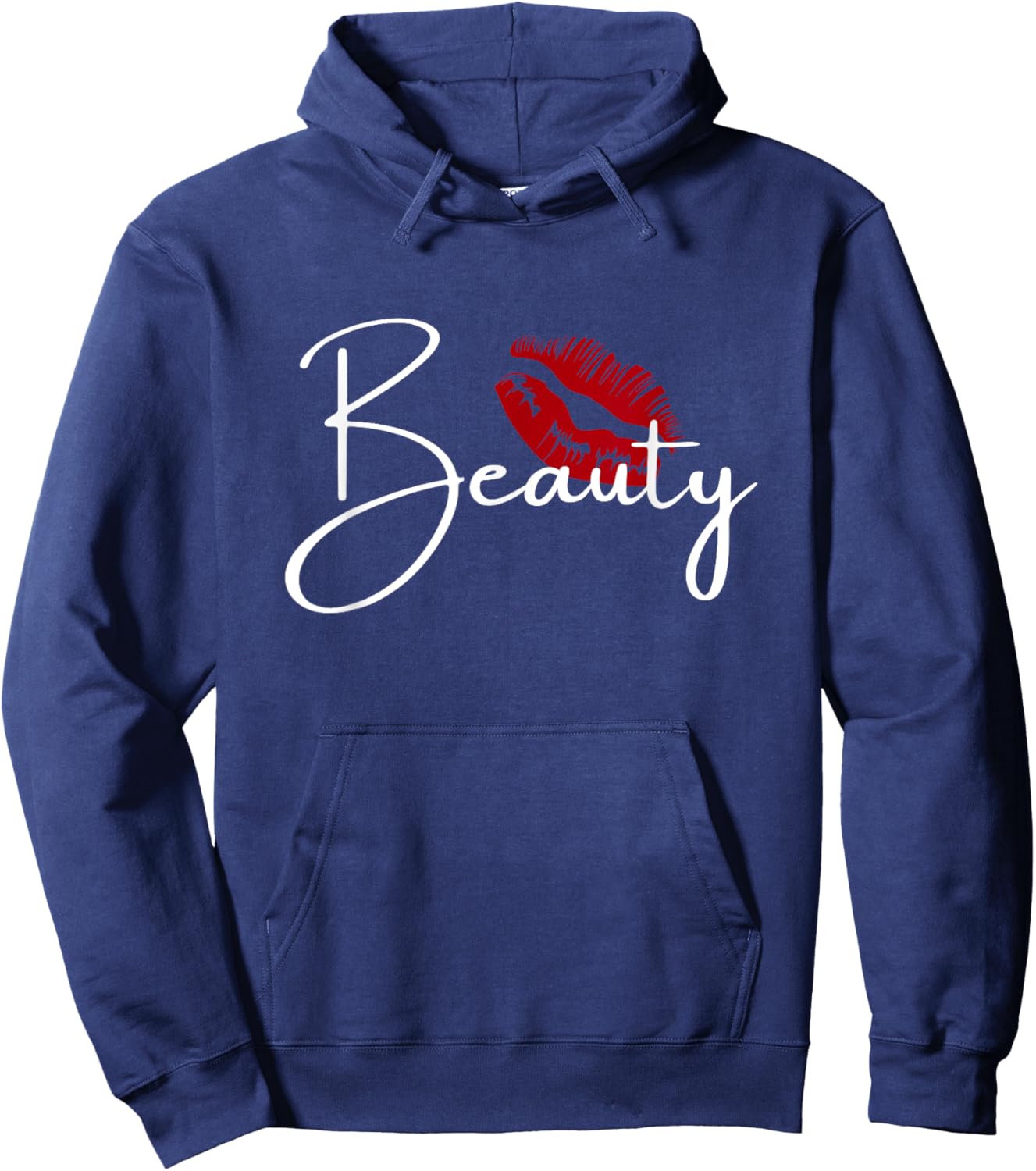 Beauty Matching Couple Outfit Gift Hoodie - Hoodie | Navy