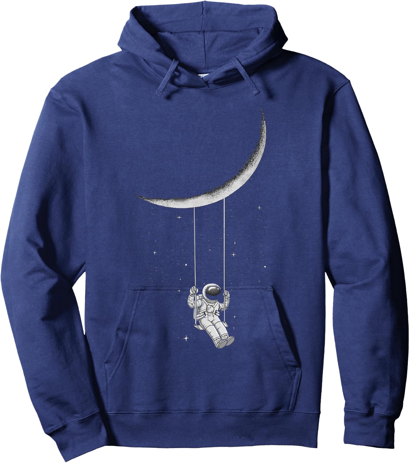 Swinging on the moon Hoodie - Hoodie | Navy