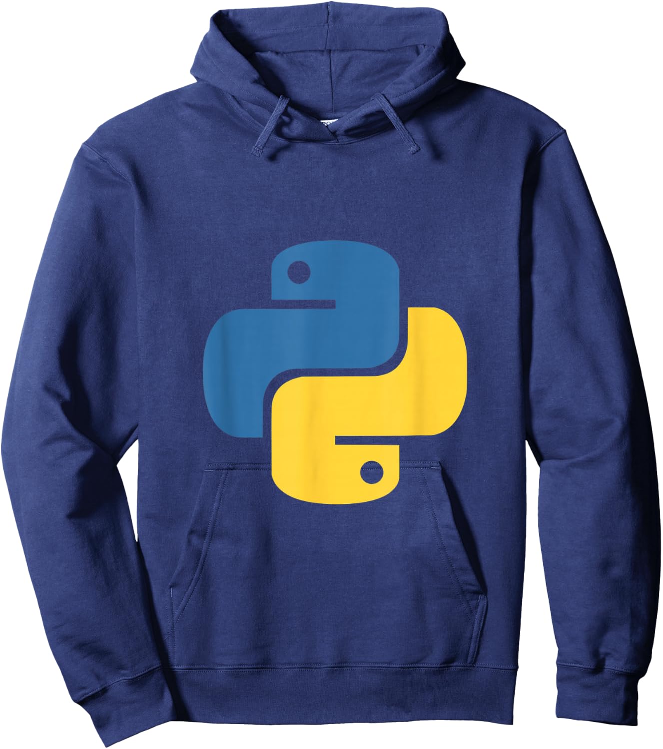 Official Python Logo for Developers Small Hoodie - Hoodie | Navy