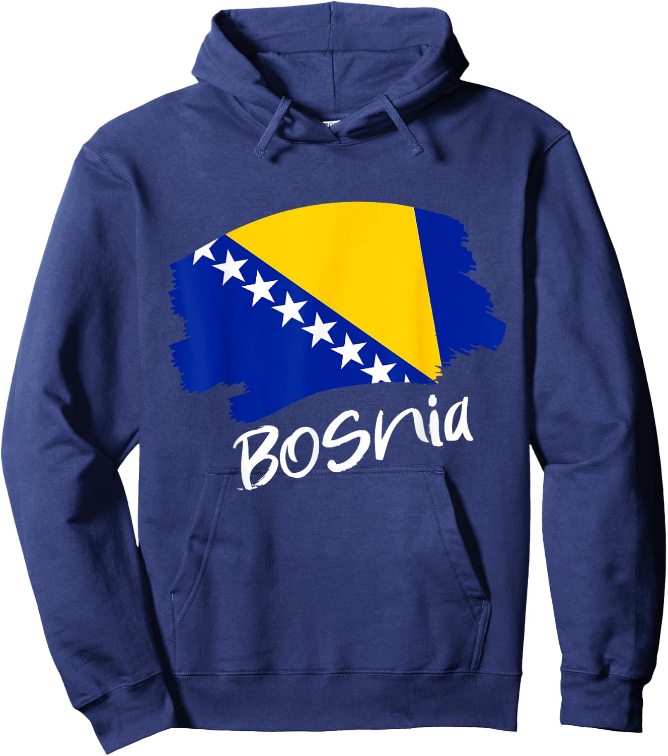 Bosnian Flag Bosnia and Herzegovina Hoodie - Hoodie | Navy