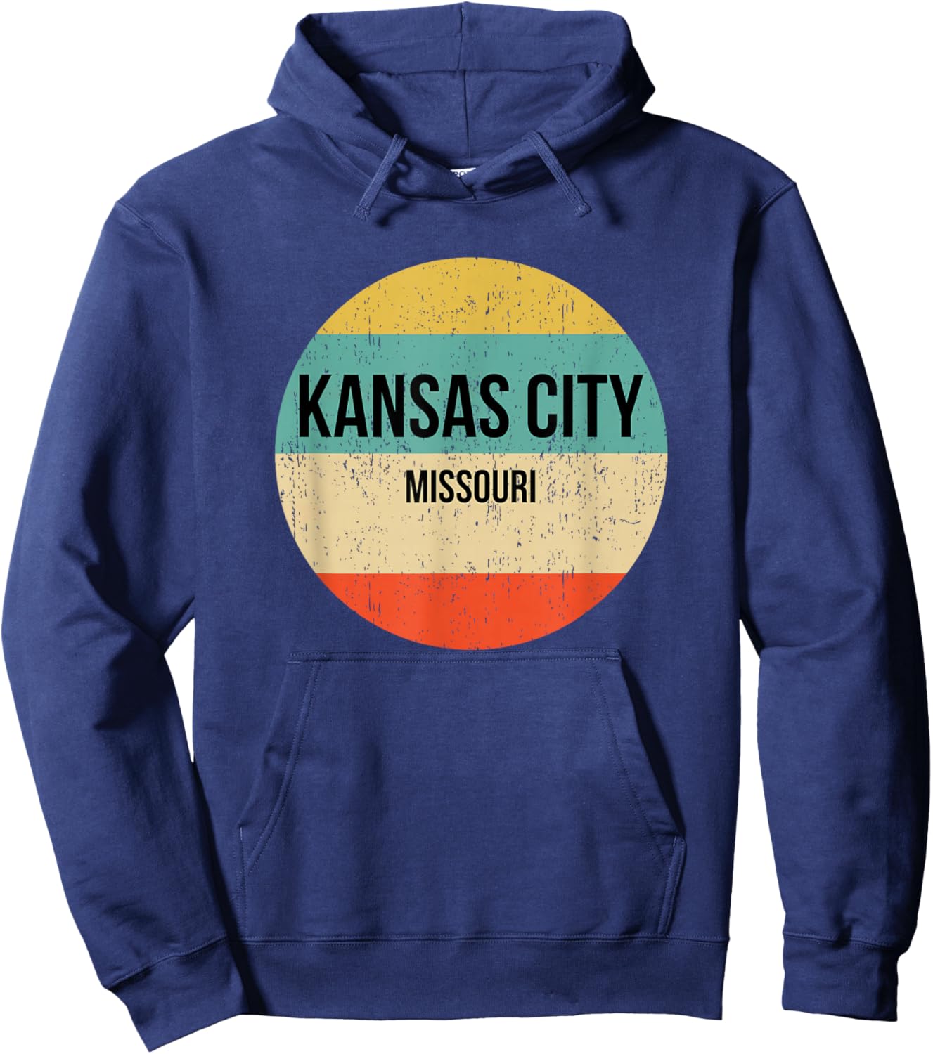 Kansas City Missouri Jersey | Kansas City Hoodie - Hoodie | Navy