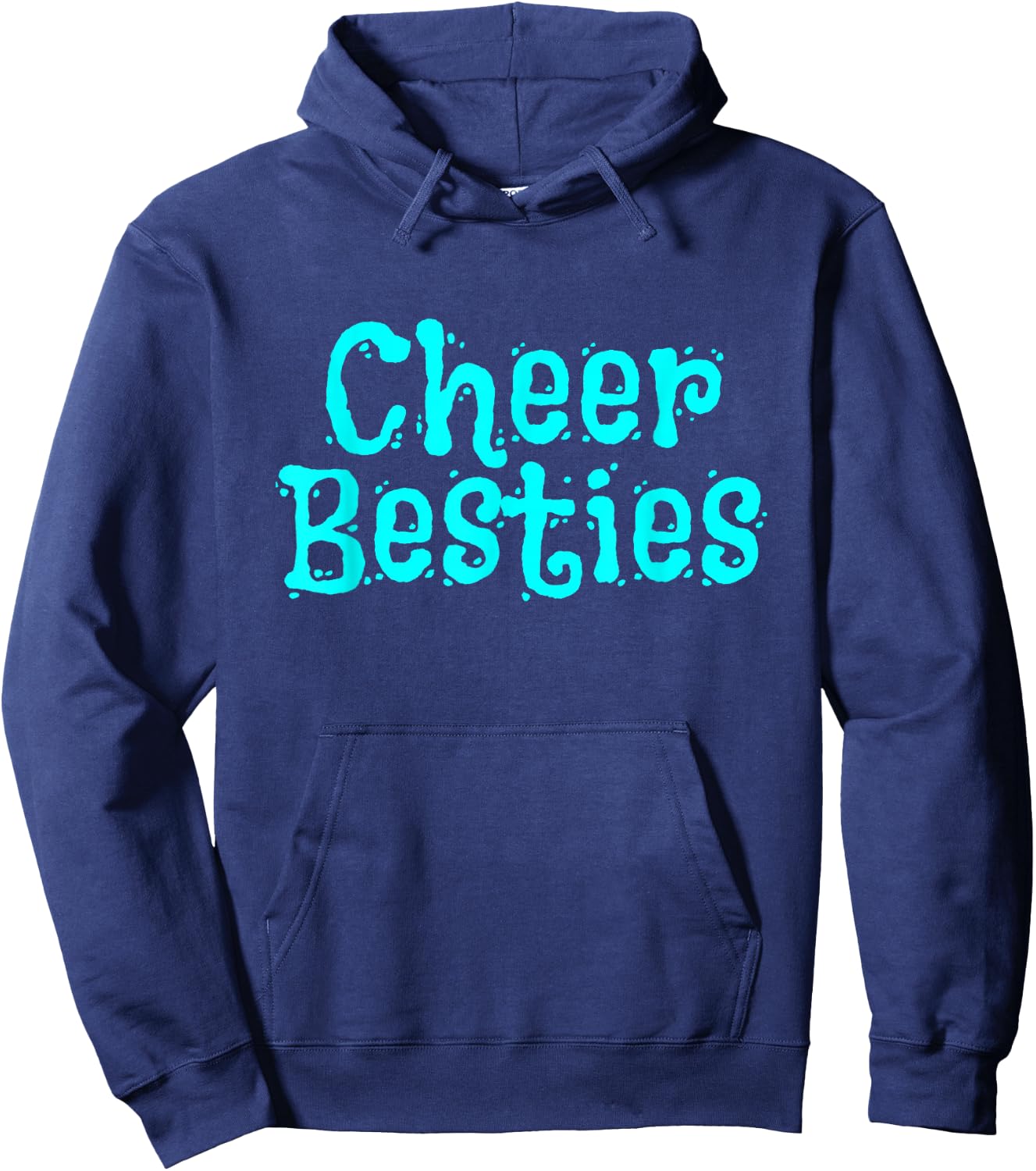 Best Cheer Friend Cheerleader Besties Hoodie - Hoodie | Navy