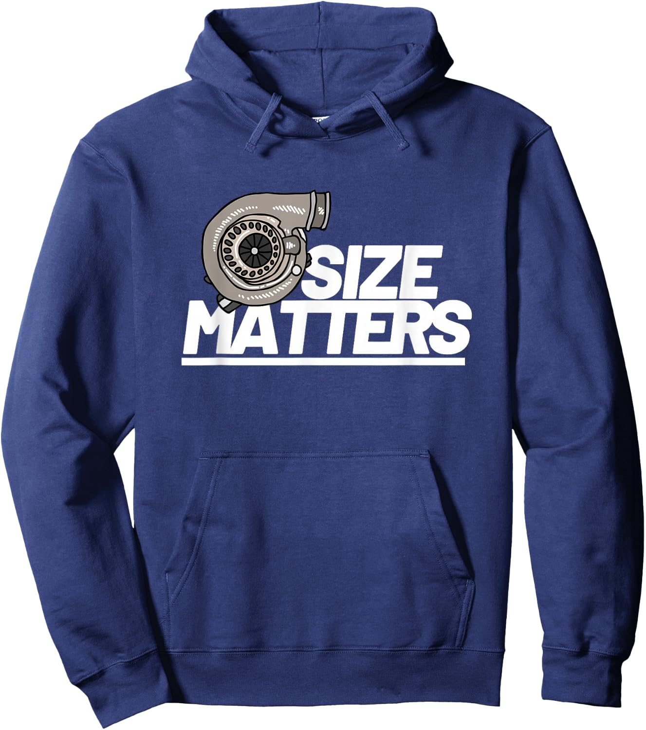 Size Matters Turbo Car Show Hoodie - Hoodie | Navy
