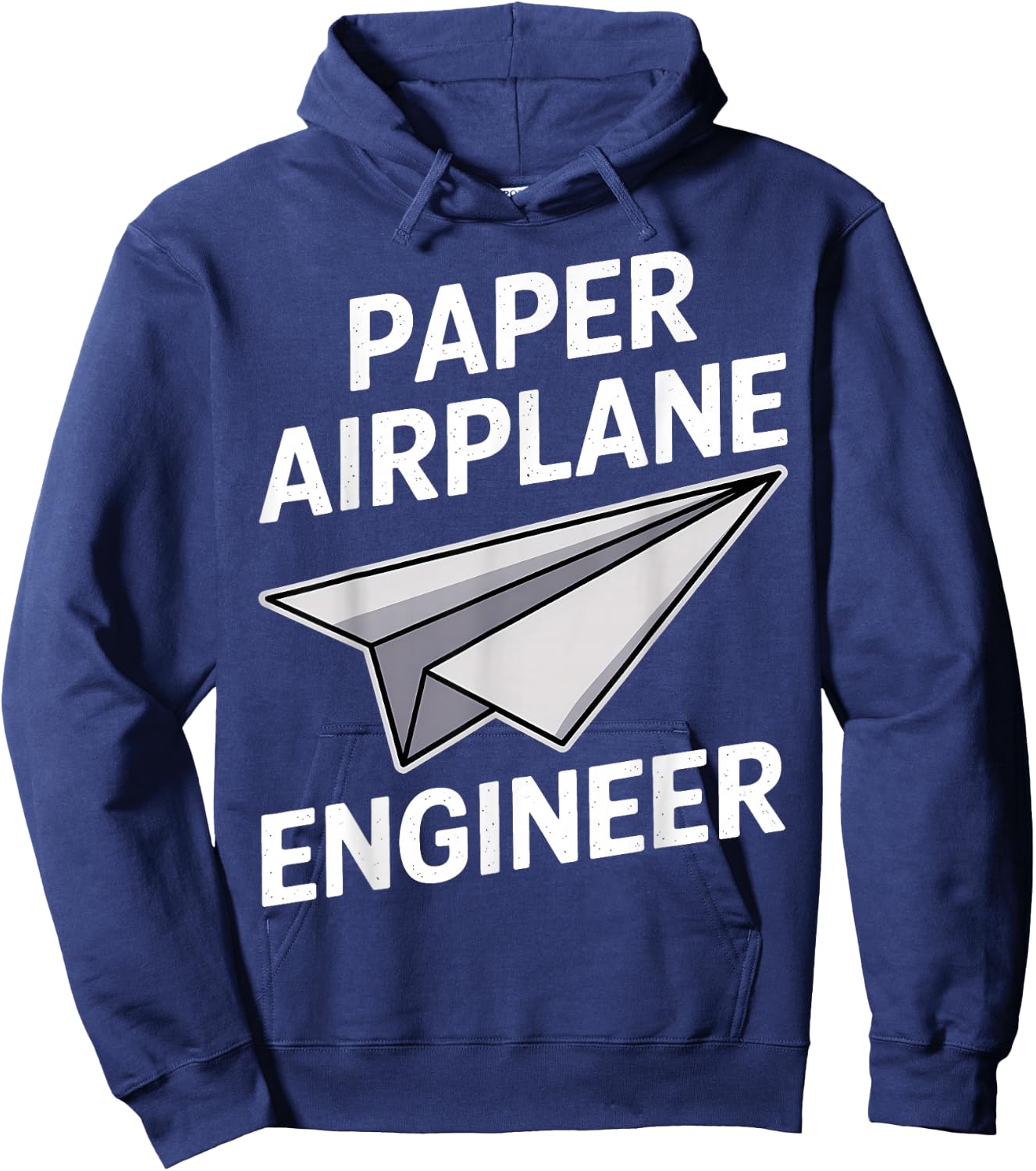 Funny Paper Airplane Hoodie - Hoodie | Navy
