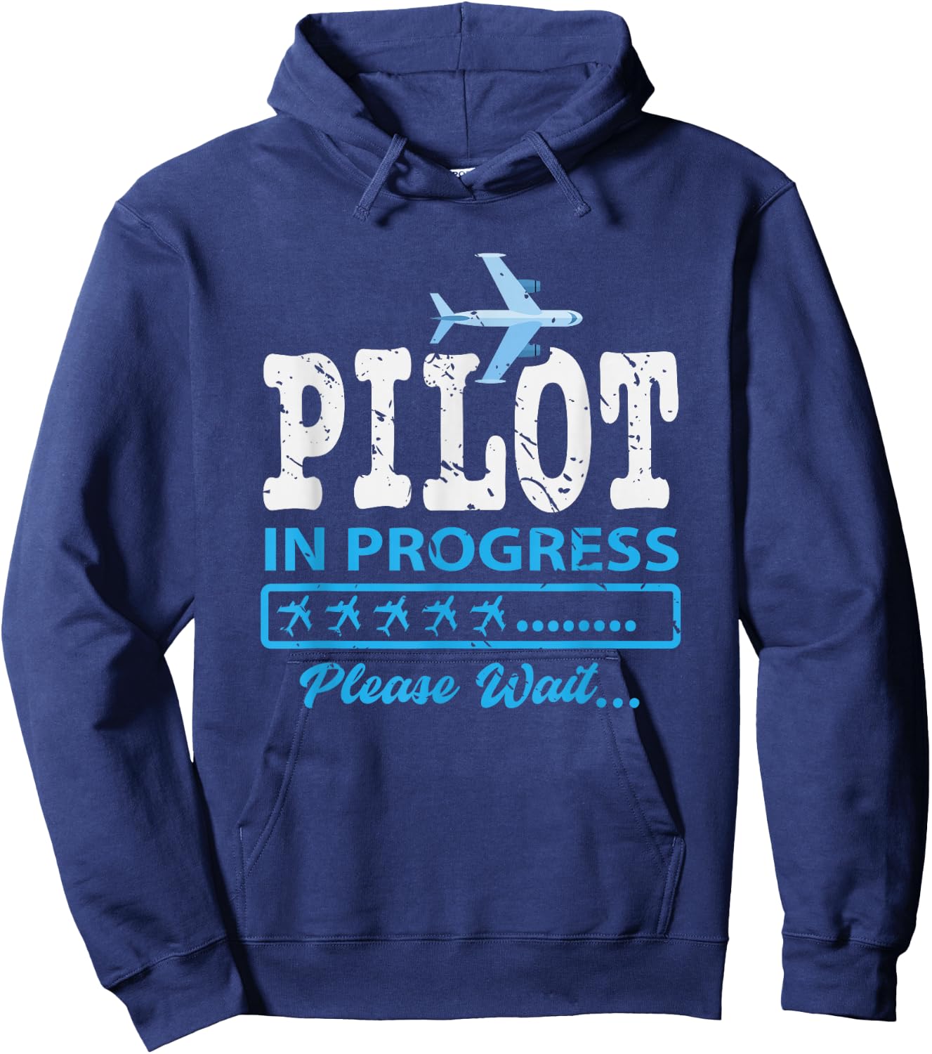 Airport Aeroplane Gift Future Pilot Hoodie - Hoodie | Navy