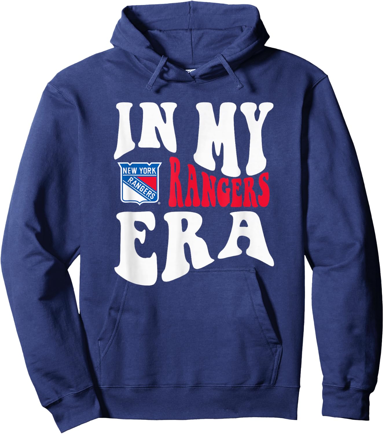 New York Rangers Era Officially Licensed Hoodie - Hoodie | Navy