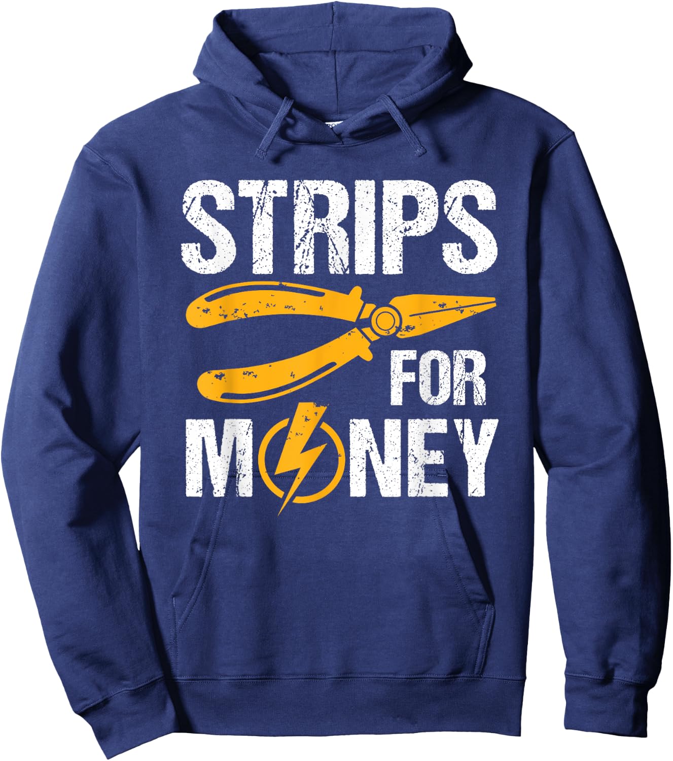Strips for Money Electrician Hoodie - Hoodie | Navy
