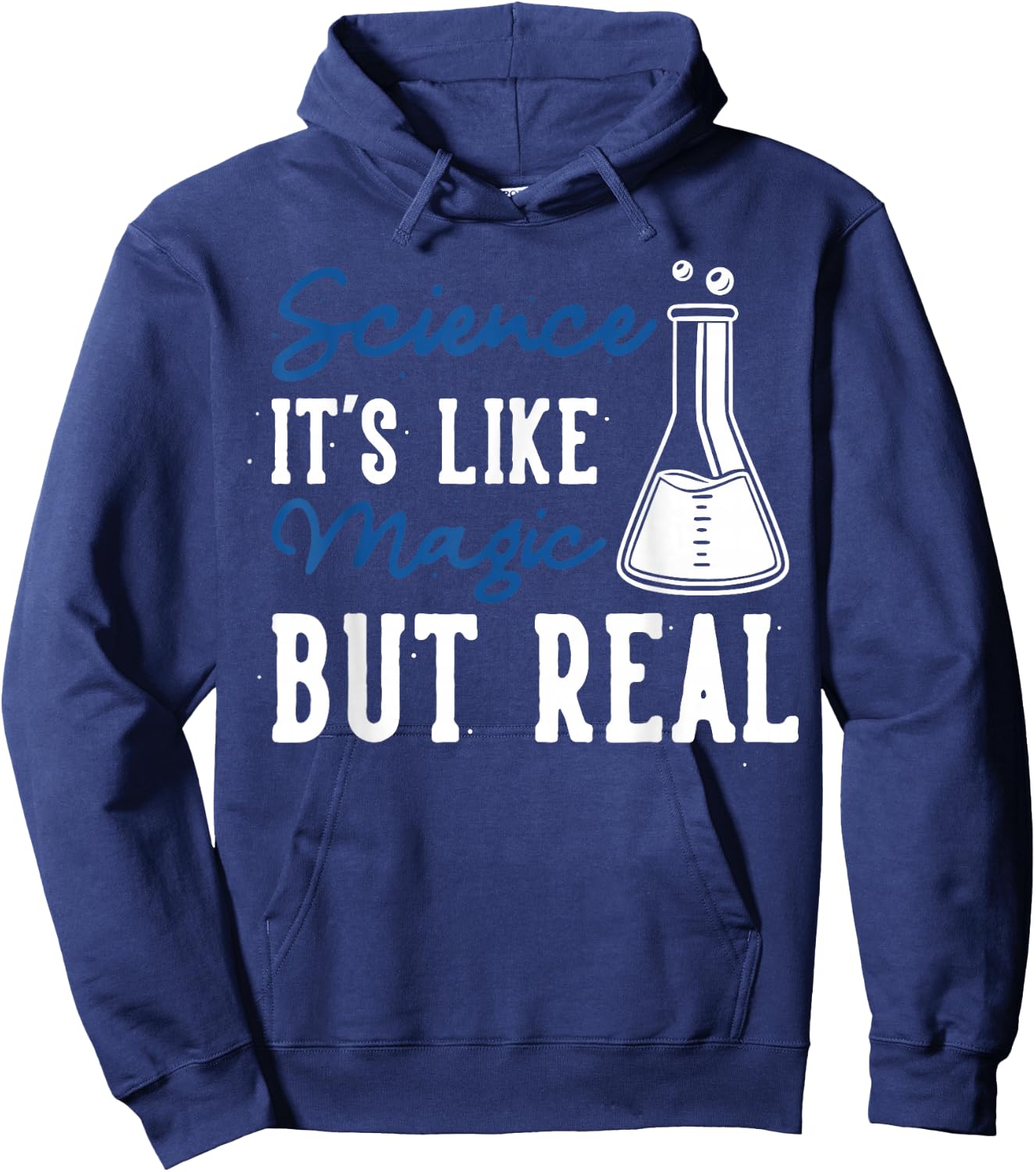 Science is like magic, but real Hoodie - Hoodie | Navy