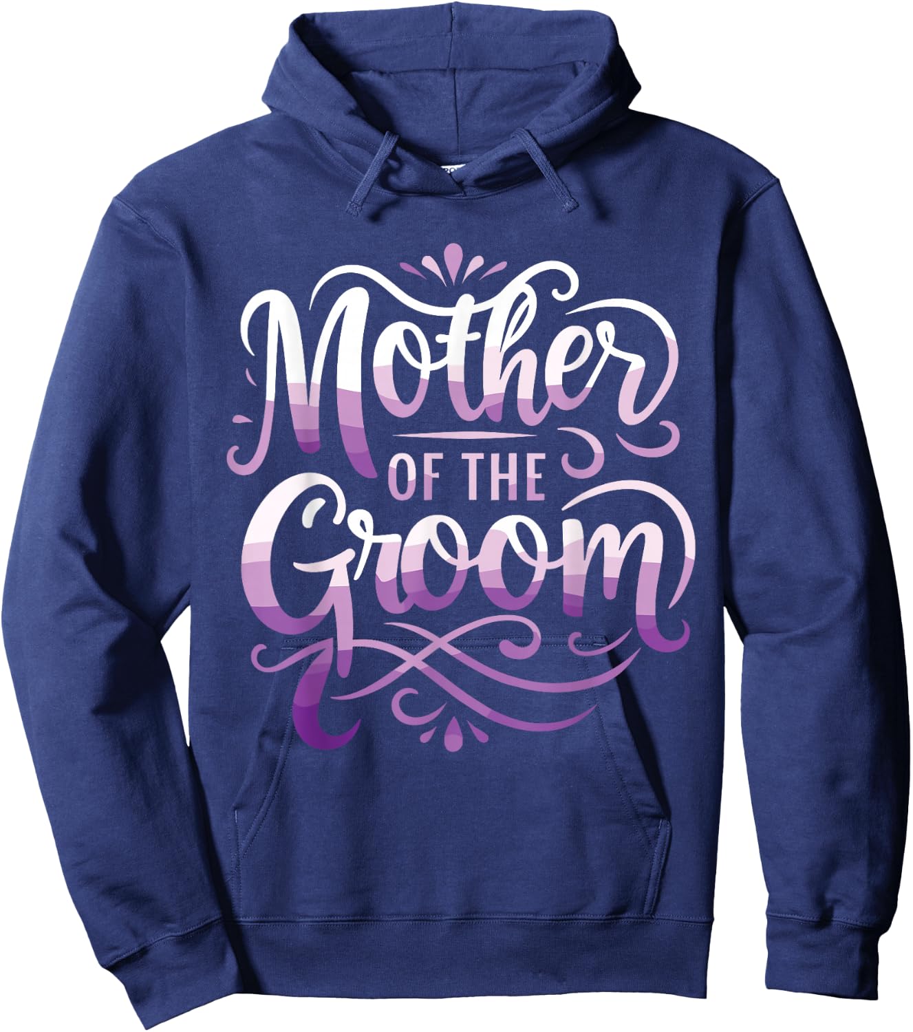 Mother Of The Groom Groom's Mom Hoodie - Hoodie | Navy