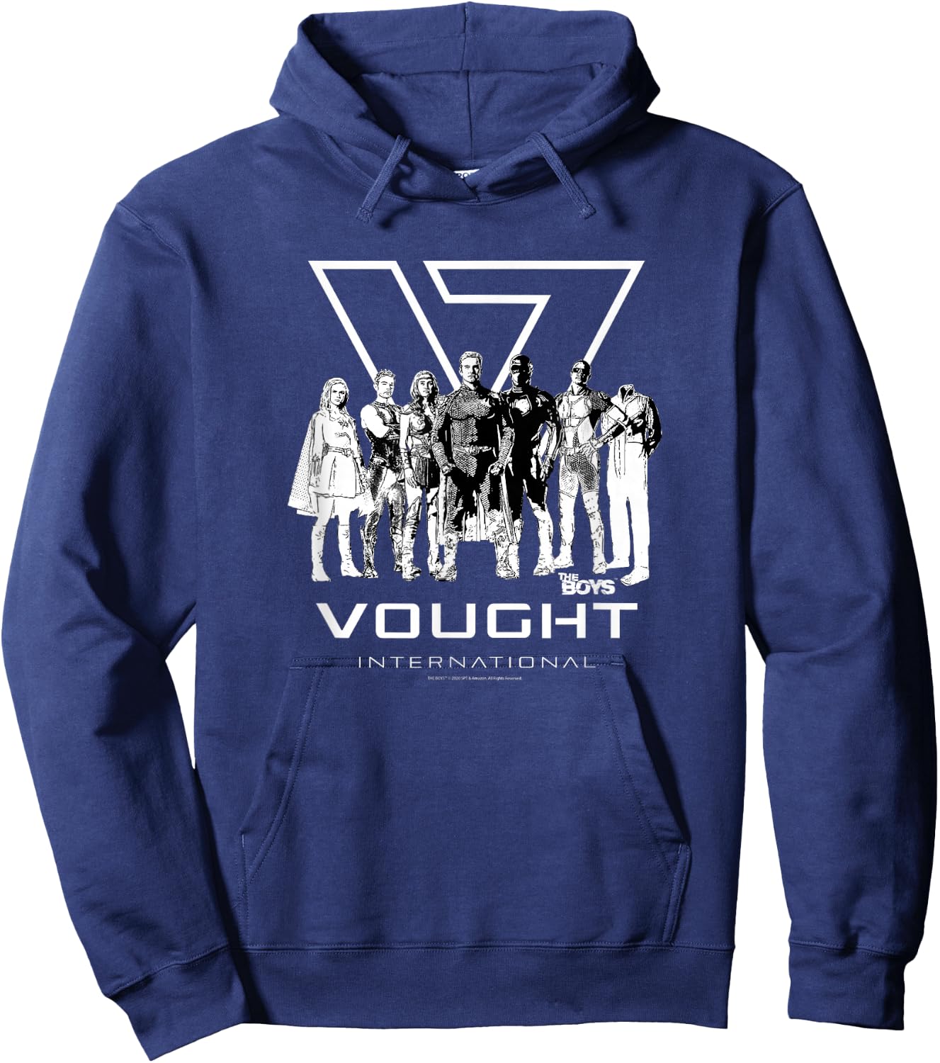 The Boys Vought Group Photo Superhero TV Show Hoodie - Hoodie | Navy