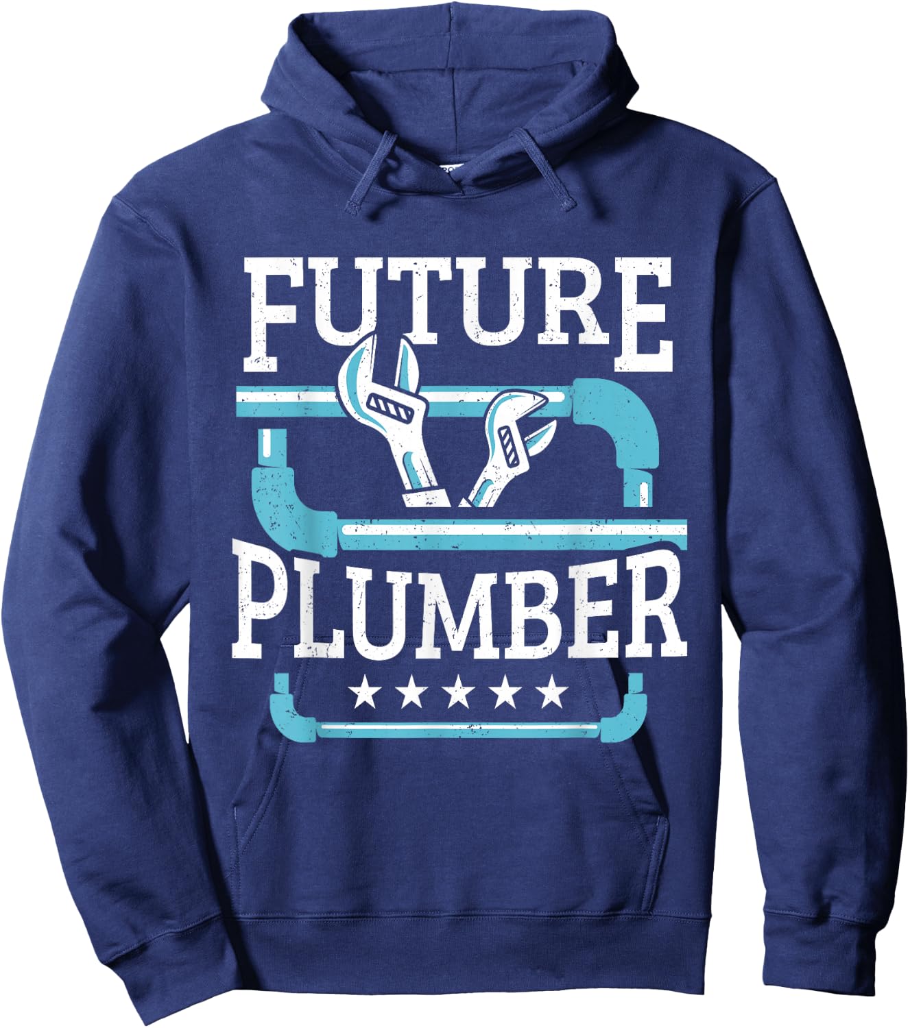 Future Plumber Child's Whistles Hoodie - Hoodie | Navy