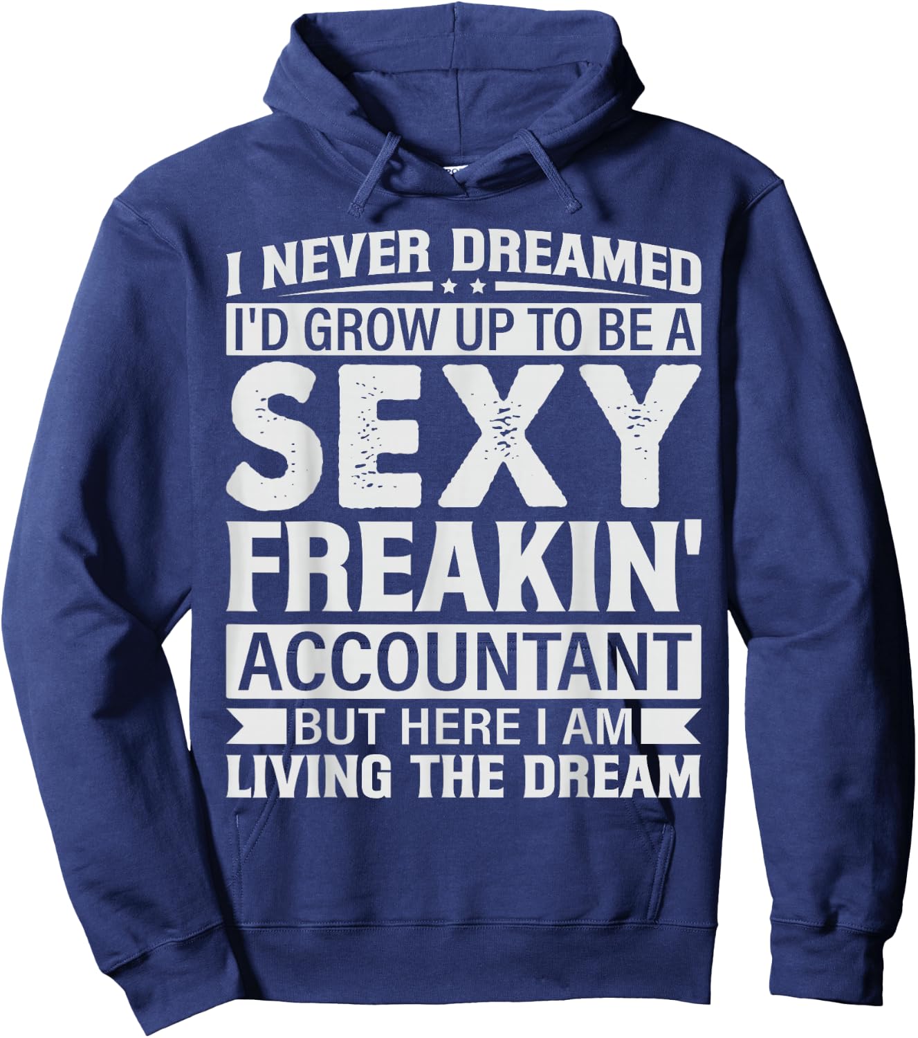 Funny Sexy Accountant CPA Accounting Bookkeeper Hoodie - Hoodie | Navy