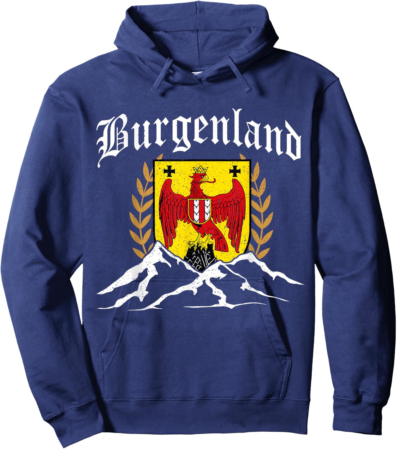 Burgenland Coat of Arms Burgenländer Austria Hoodie - Hoodie | Navy