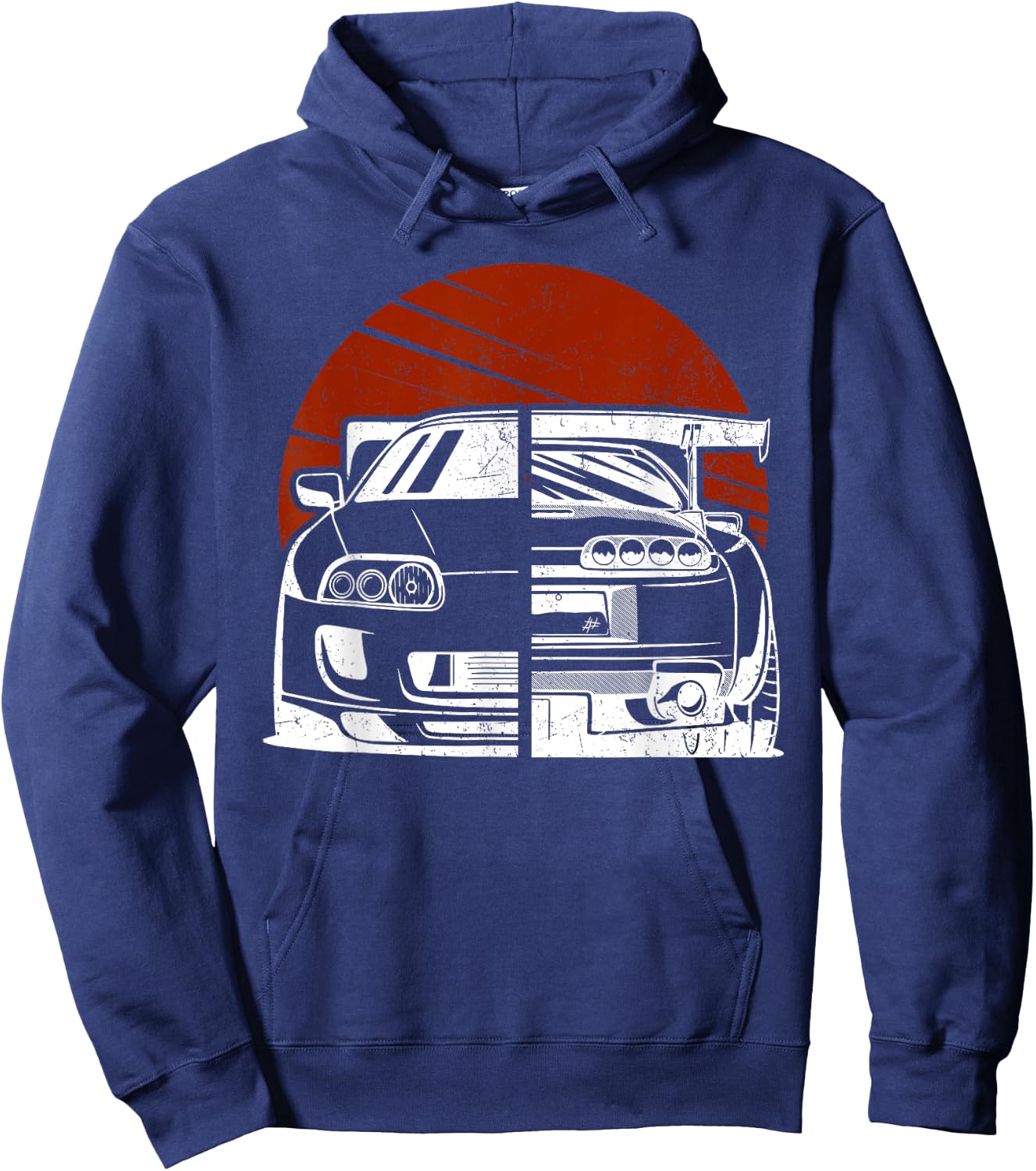 JDM Japan Motorsport Tuning Car Legend 90s Hoodie - Hoodie | Navy
