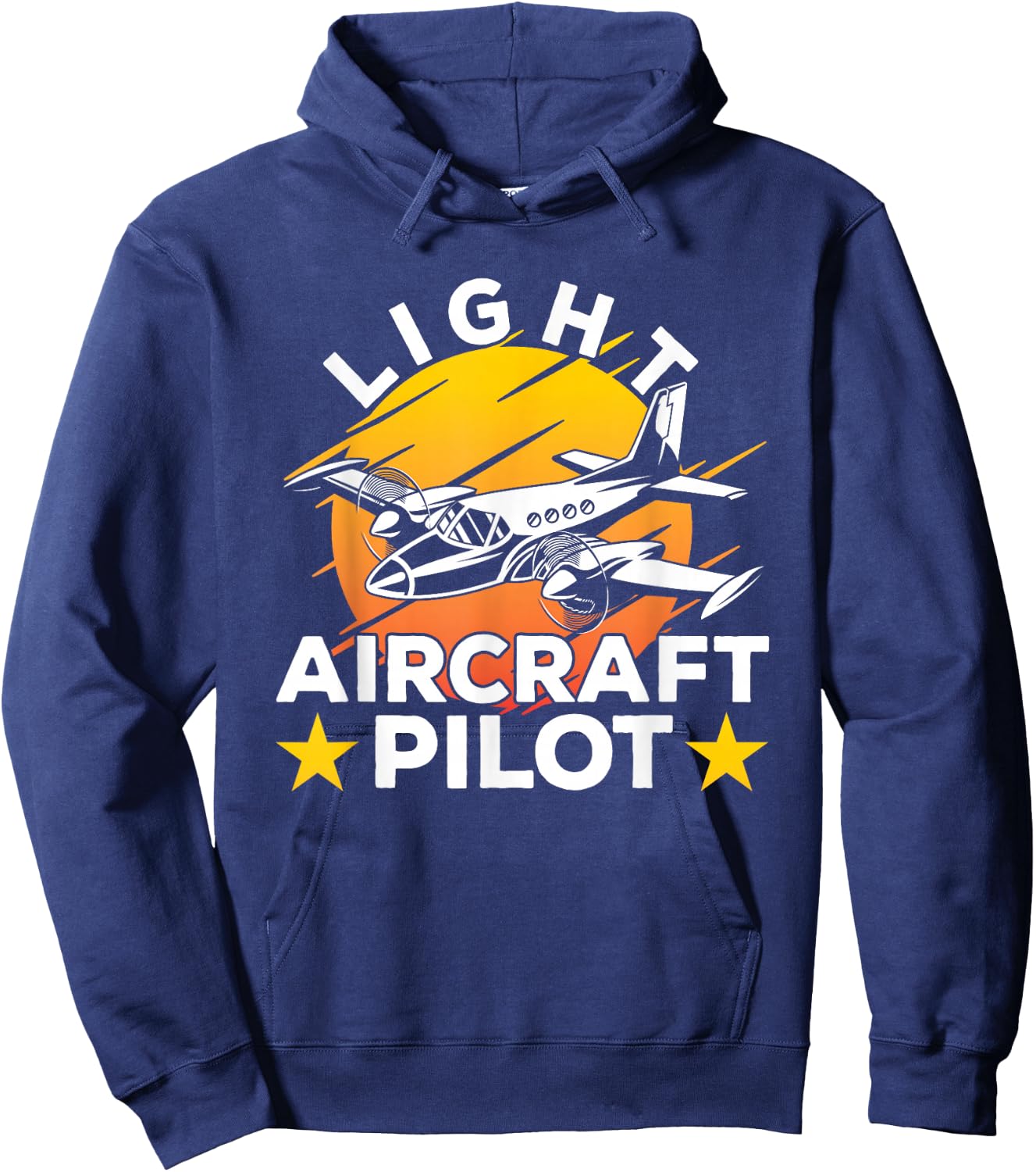 Light Aircraft Pilot Private Small Airplane Hoodie - Hoodie | Navy
