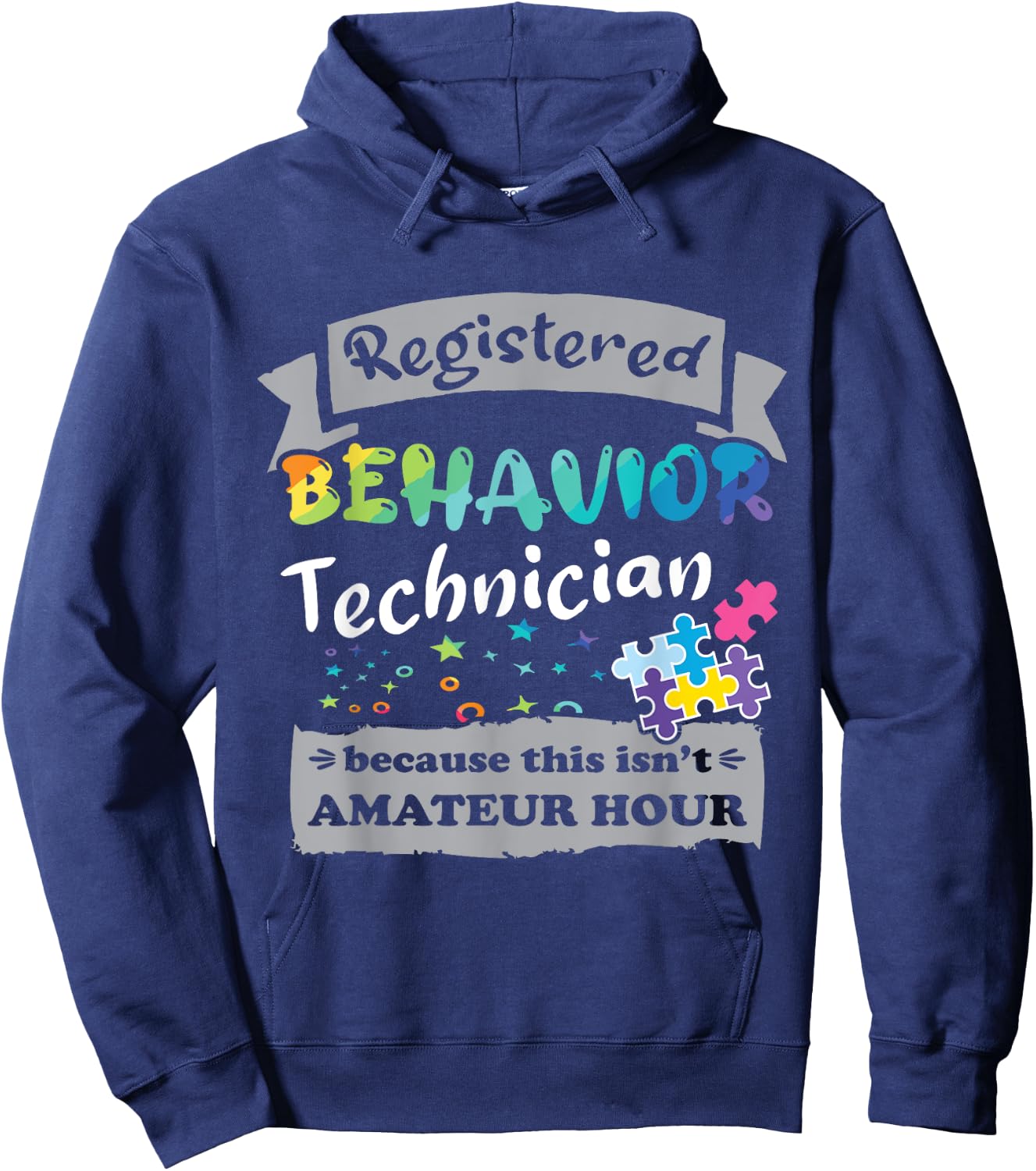 Registered Behavior Technician RBT Hoodie - Hoodie | Navy